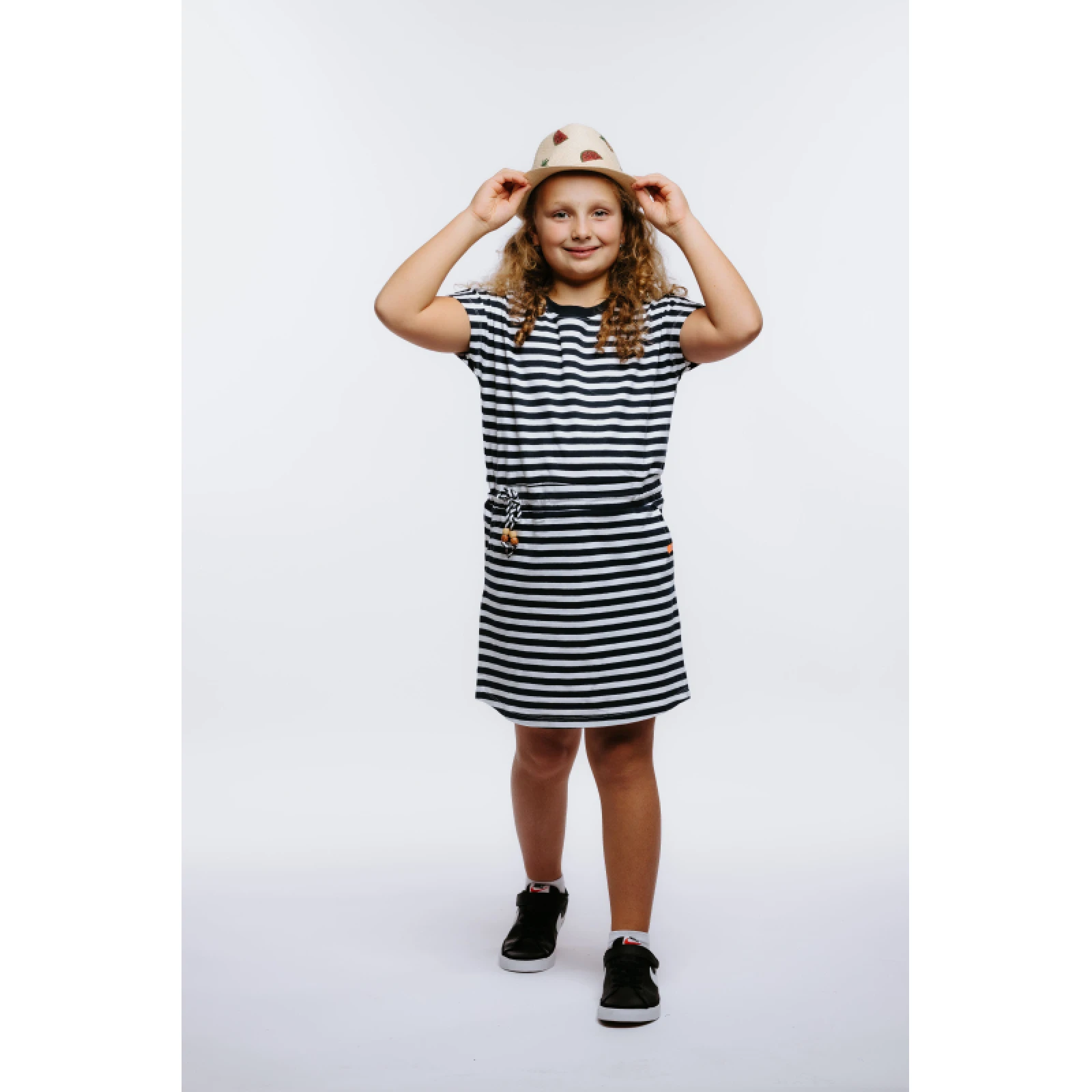 Dívčí šaty AUTHORITY D-DORIANA G navy stripe · záber 2