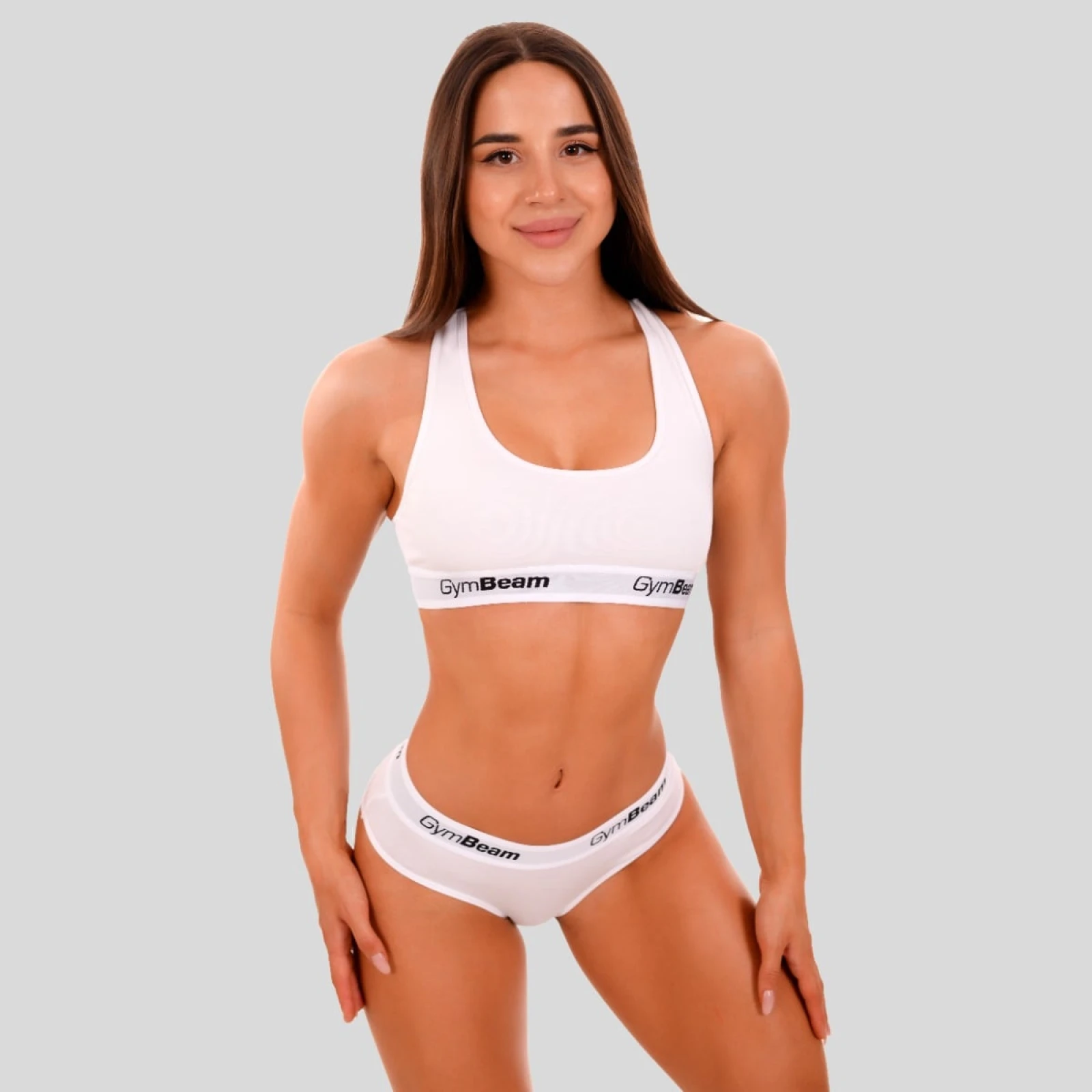 GymBeam Kalhotky Briefs 3Pack White - Velikost: XS | Barva: biela | Hmotnost: 0,12 kg | Balení: 72 · záber 3