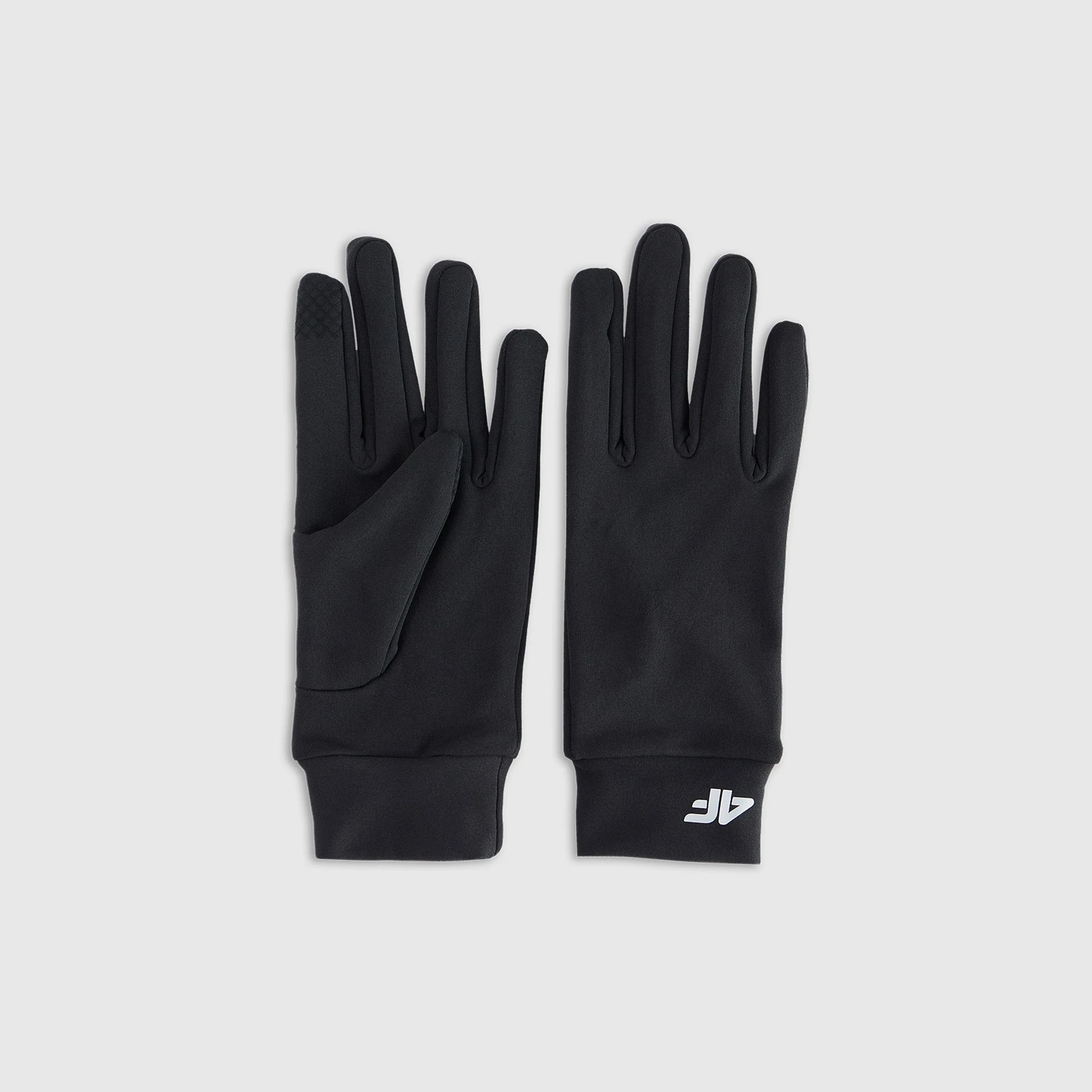 Unisex pletené rukavice Touch Screen - černé - Pohlavie: Unisex · záber 1