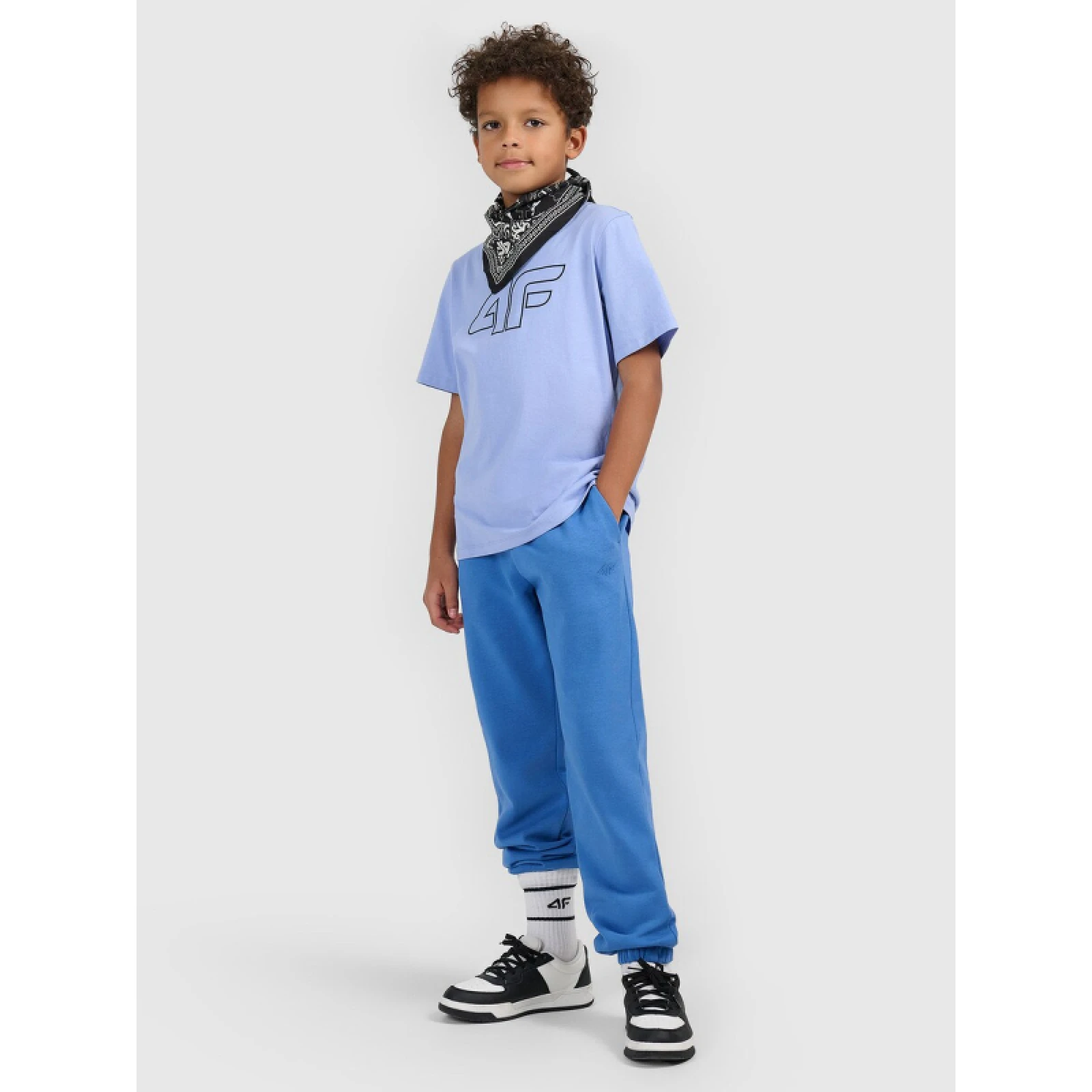 Chlapecké tričko s krátkým rukávem 4F JUNIOR TSHIRT M3007-33S-BLUE · záber 5