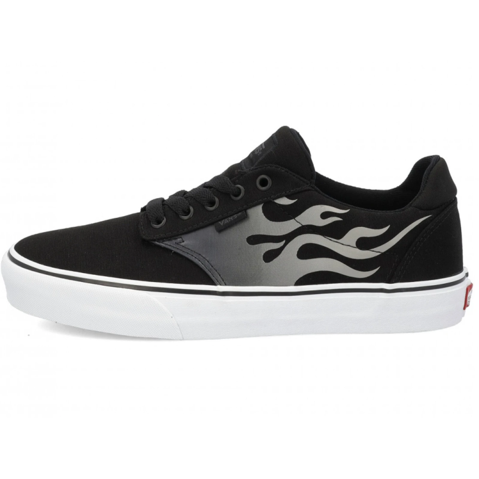 Pánská rekreační obuv VANS MN Atwood Deluxe faded flame black white · záber 3