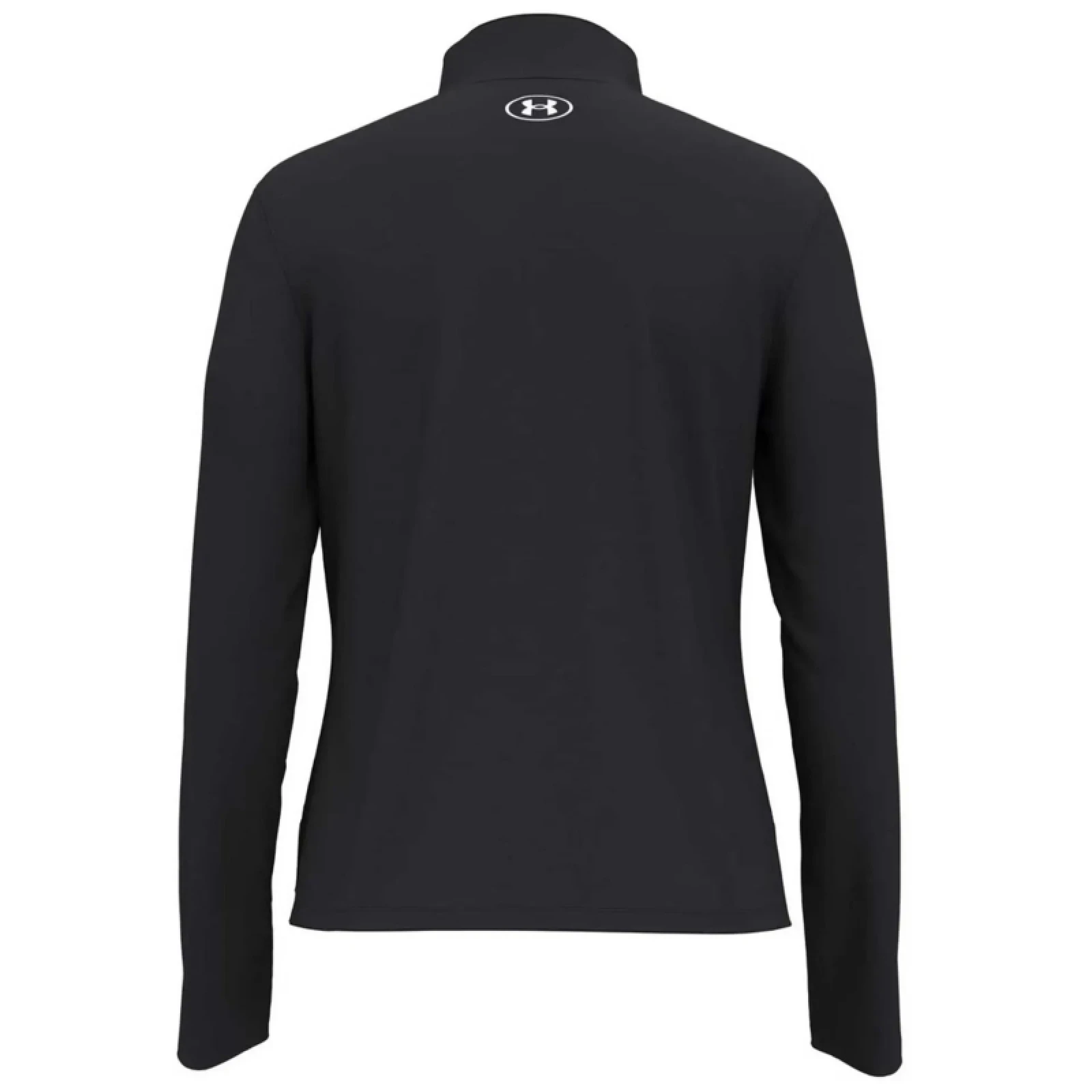 Dámská tréninková mikina s 1 2 zipem UNDER ARMOUR UA Tech WM Tape Half Zip-BLK · záber 4