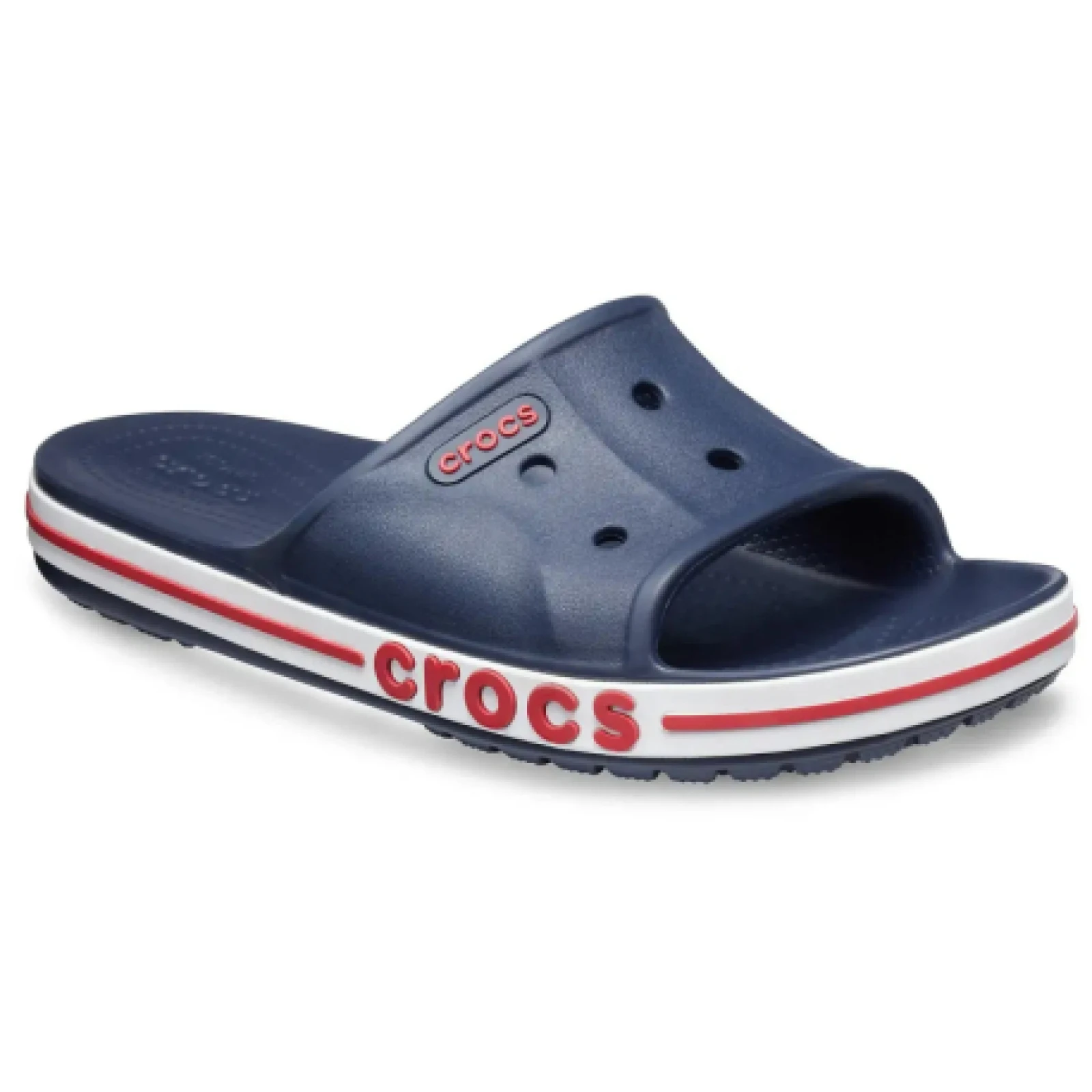 Pantofle (plážová obuv) CROCS Bayaband Slide U navy pepper · záber 1
