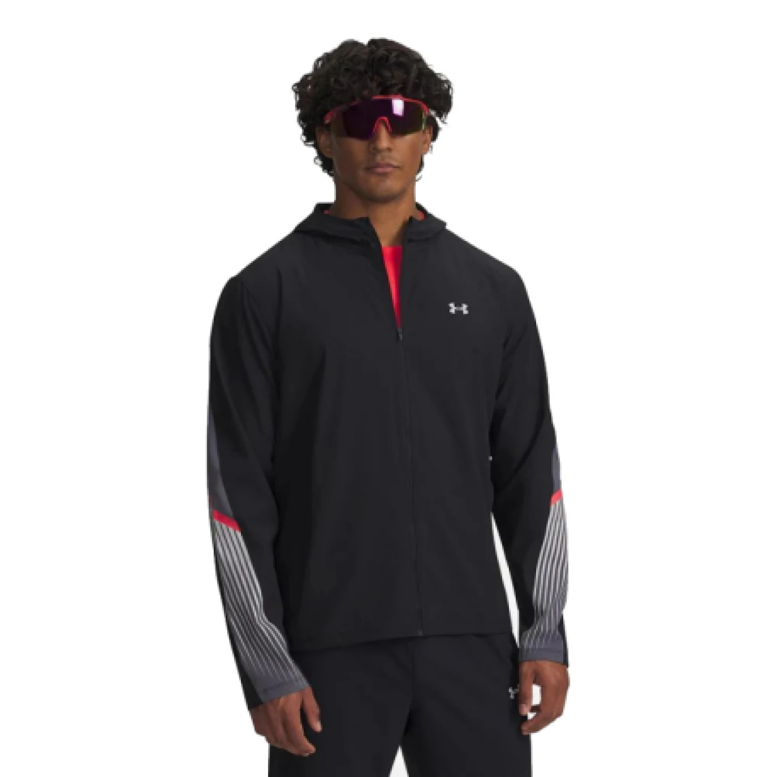Pánská běžecká bunda UNDER ARMOUR UA Velociti Storm Hooded Jkt · záber 1