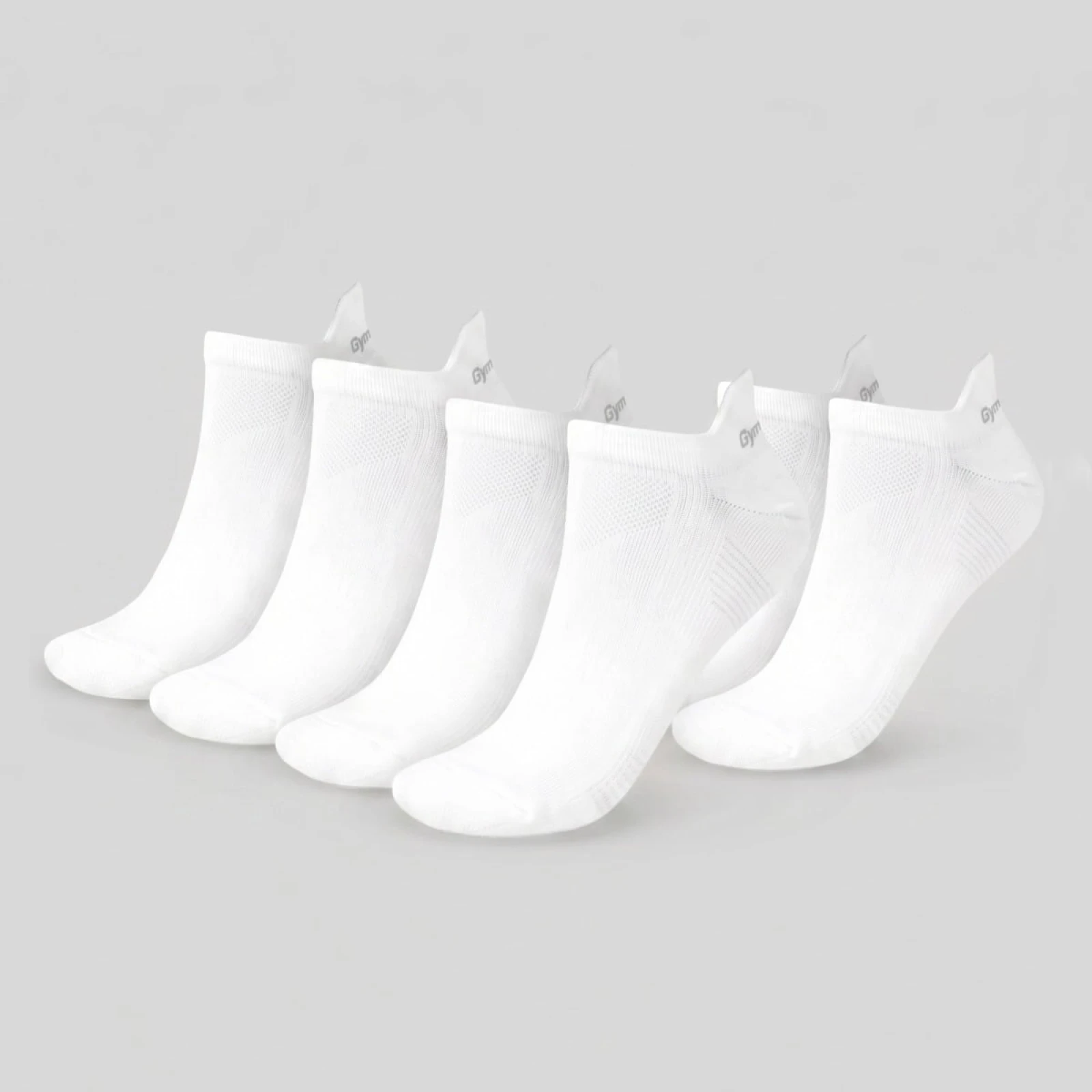 GymBeam Ponožky Tab 3Pack White - Velikost: XL | Barva: biela | Hmotnost: 0,086 kg | Balení: 170 · záber 1