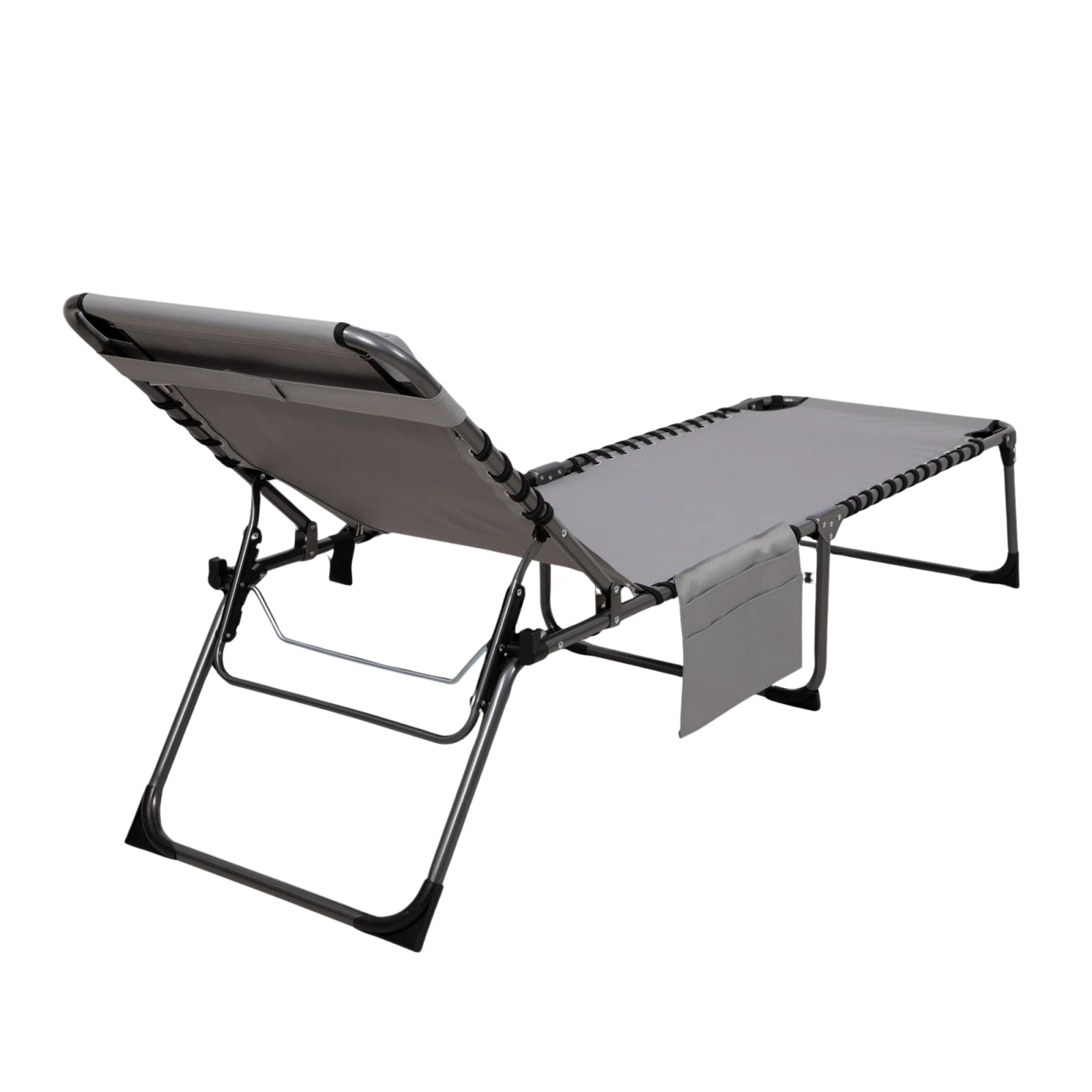 Skládací lehátko KING CAMP Magnolia B40 - 190 x 59 cm - šedá · záber 3