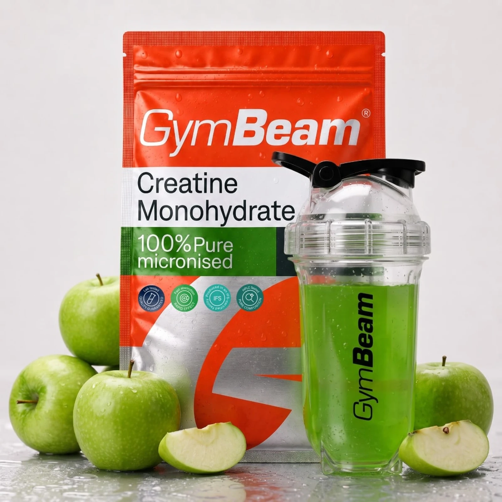 GymBeam Kreatin Monohydrate - Příchuť: Bez příchuti | Hmotnost: 0,25 kg | Balení: 80 · záber 9