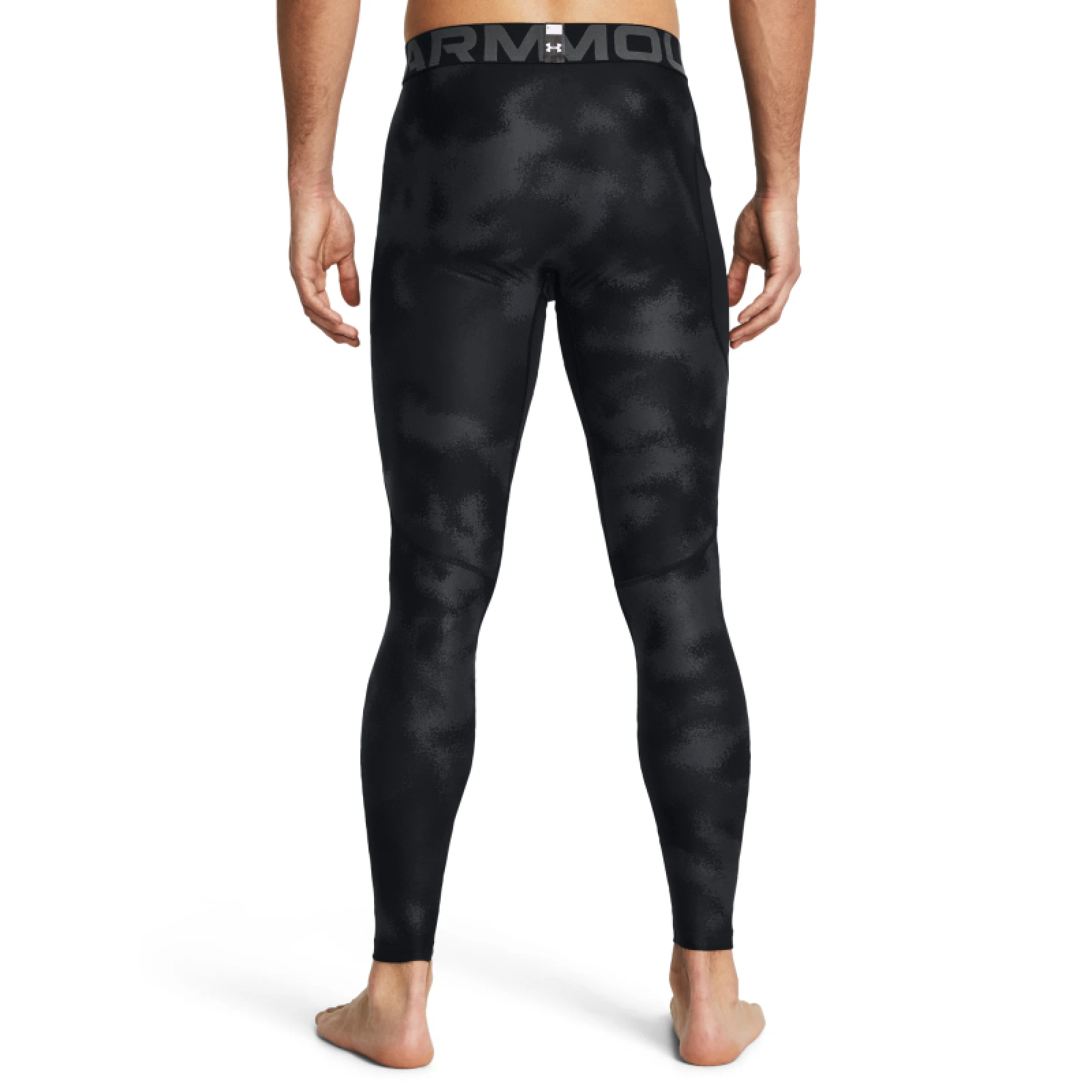 Pánské kompresní legíny UNDER ARMOUR UA HG Armour Printed Lgs-BLK · záber 3