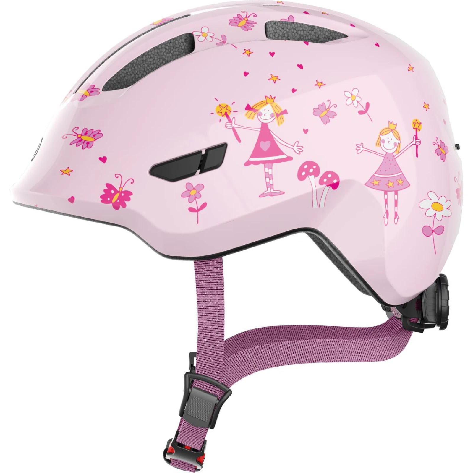 Abus Smiley 3.0, cyklistická helma, junior, rose princess · záber 2