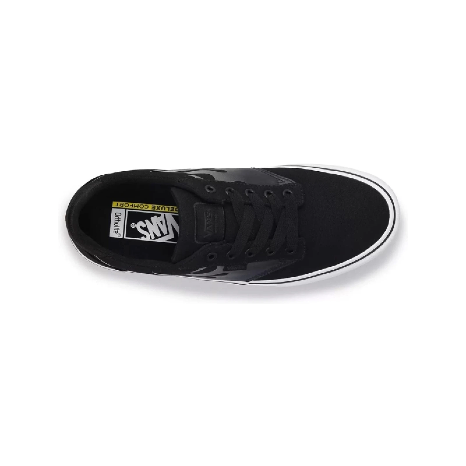Pánská rekreační obuv VANS MN Atwood Deluxe faded flame black white · záber 5