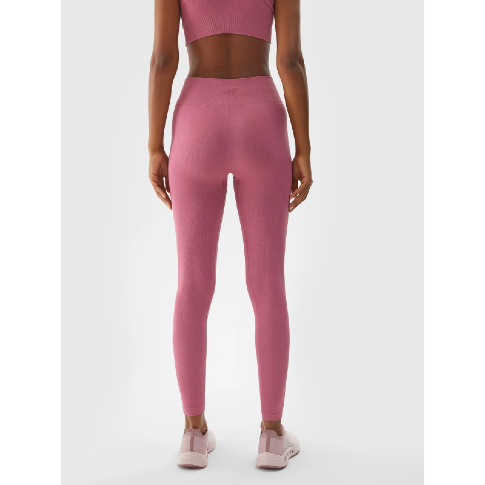 Dámské legíny 4F TIGHTS FNK-WAW24TFTIF278-53S-DARK PINK · záber 3