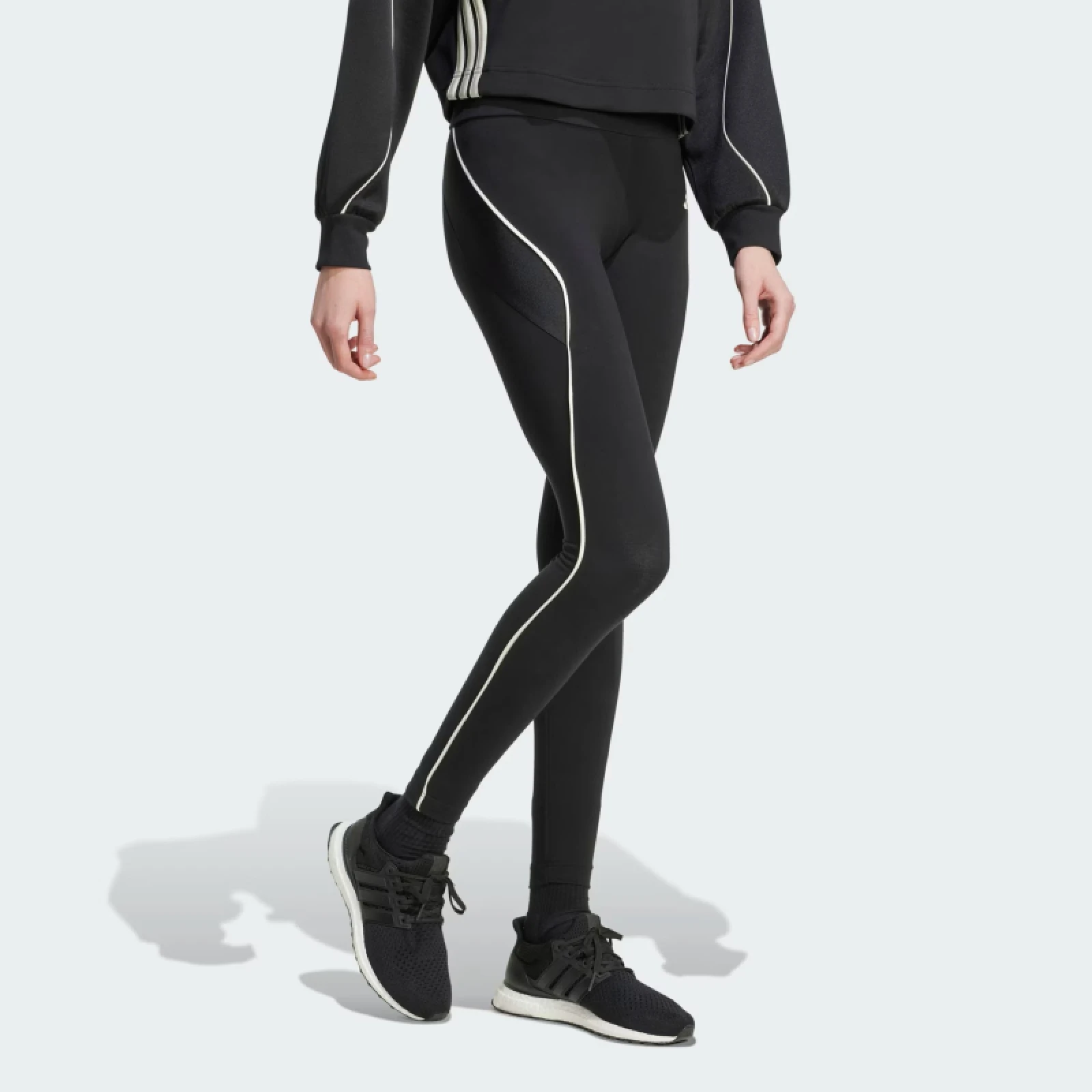 Dámské legíny ADIDAS W STADIUM TIGHT BLACK OWHITE · záber 3