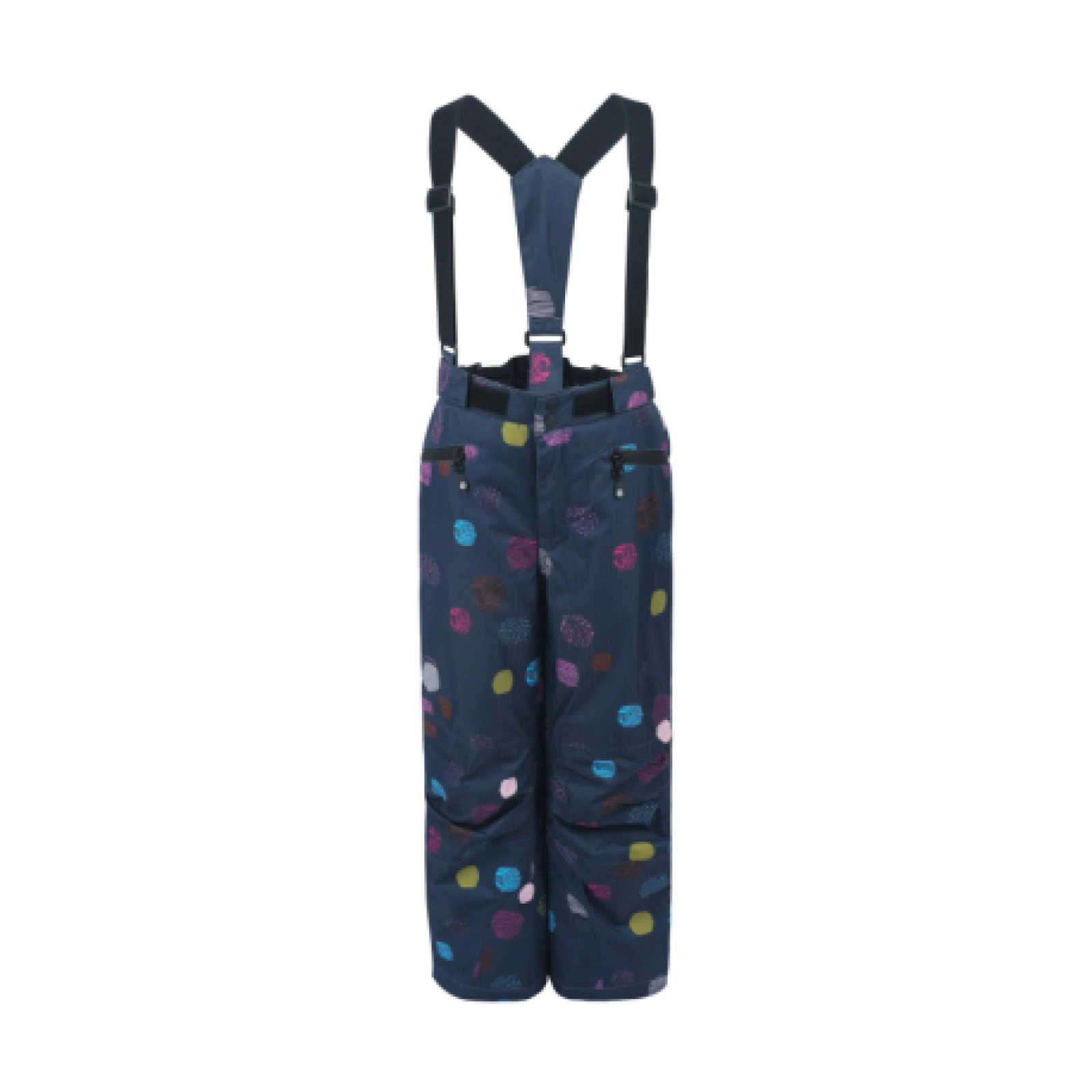 Dívčí lyžařské kalhoty COLOR KIDS Ski pantsAOP, AF 10.000, festival fuchsia · záber 1