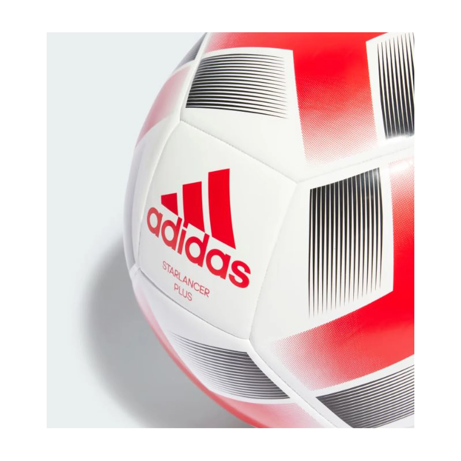 Fotbalový míč ADIDAS STARLANCER PLUS WHITE RED BLACK I · záber 3