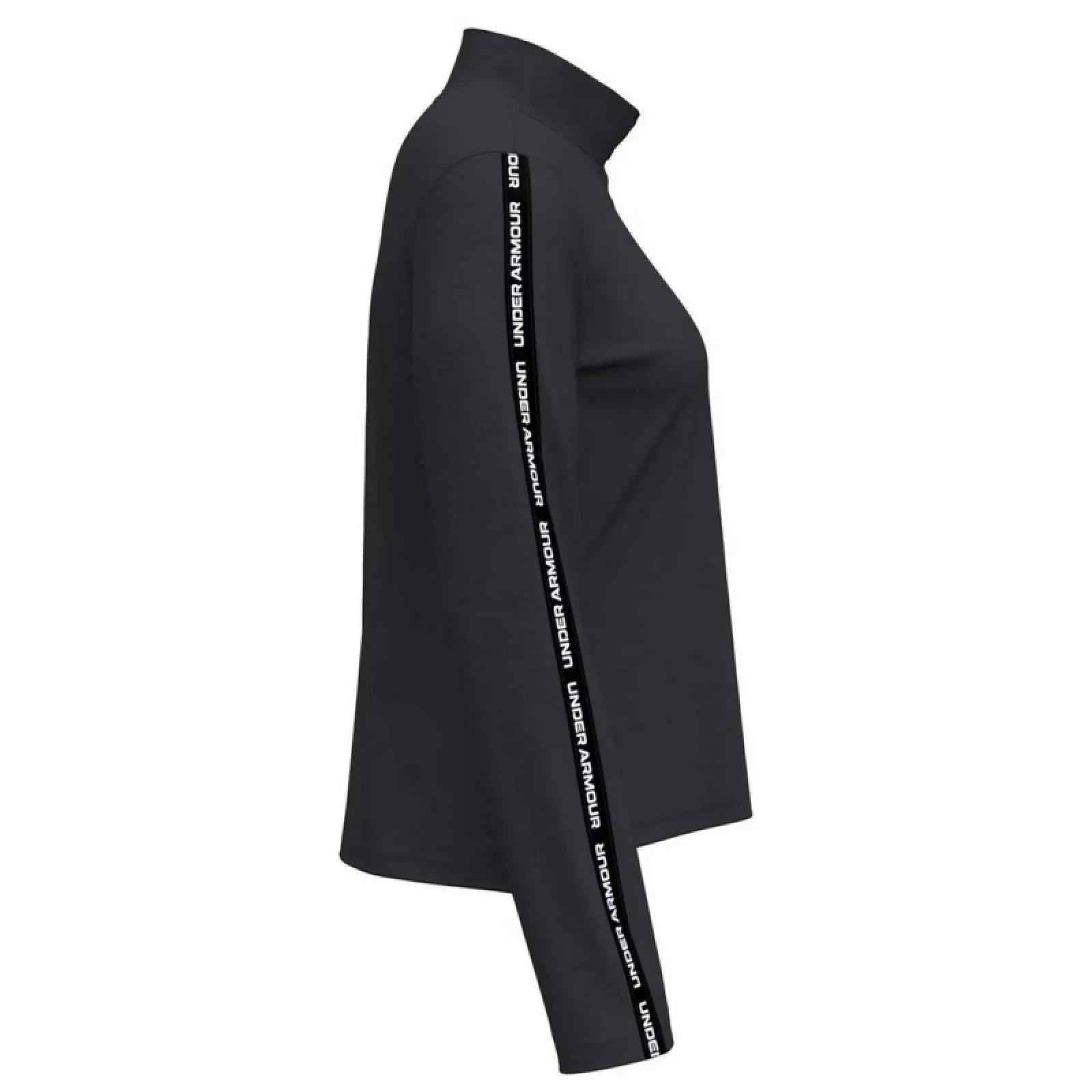 Dámská tréninková mikina s 1 2 zipem UNDER ARMOUR UA Tech WM Tape Half Zip-BLK · záber 3