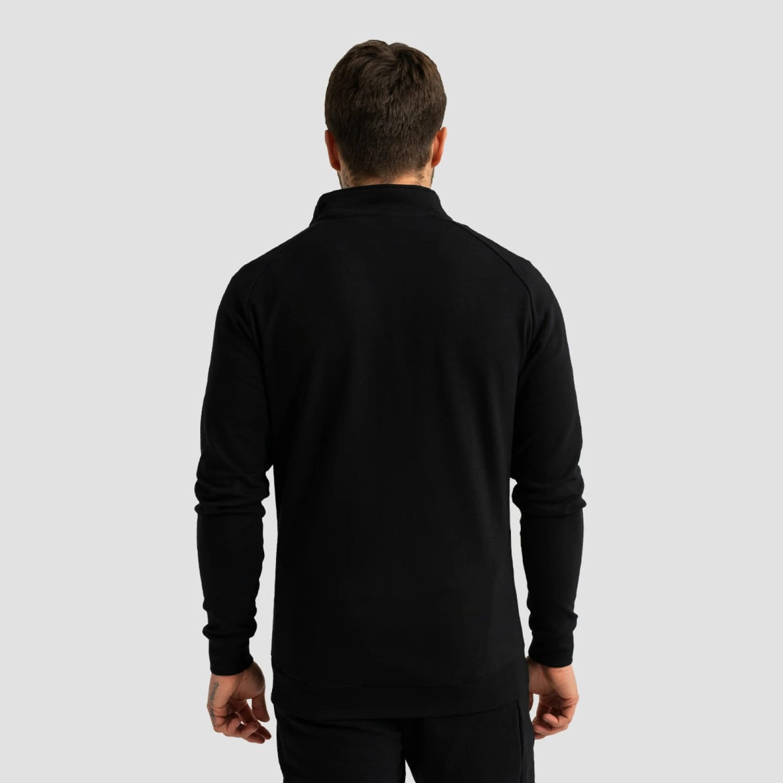 GymBeam Mikina se zipem Limitless Black - Velikost: XXL | Barva: čierna | Hmotnost: 0,53 kg | Balení: 32 · záber 3