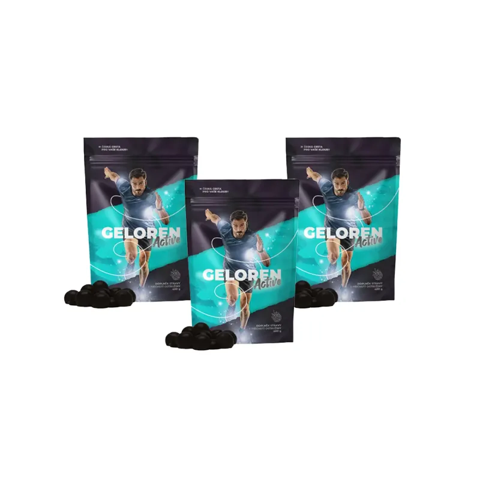 Geloren Active ostružina kloubní výživa 400 g 3 x 90 želé · záber 1