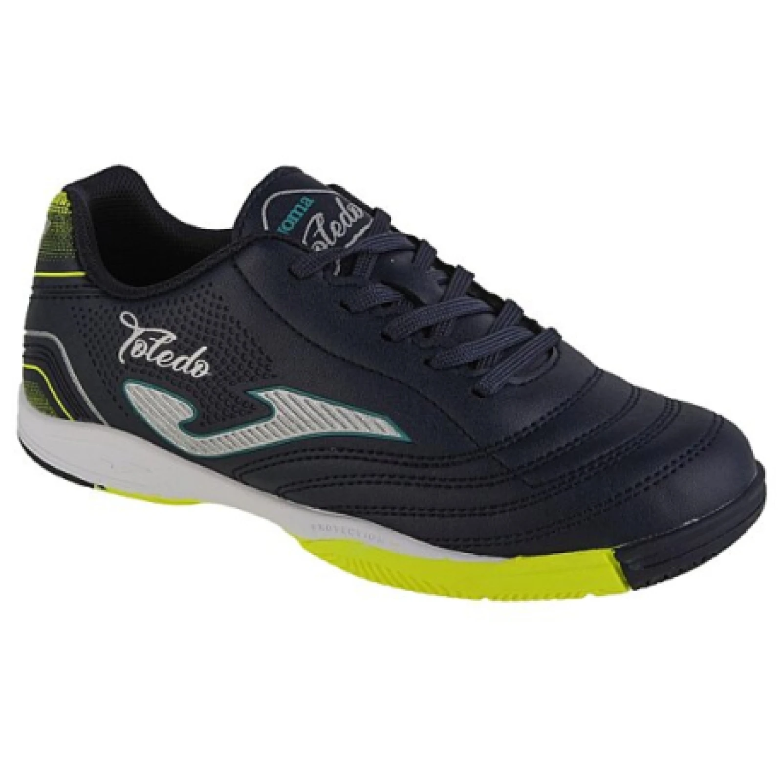 Chlapecké fotbalové kopačky halové JOMA Toledo Jr IC dark blue yellow · záber 1
