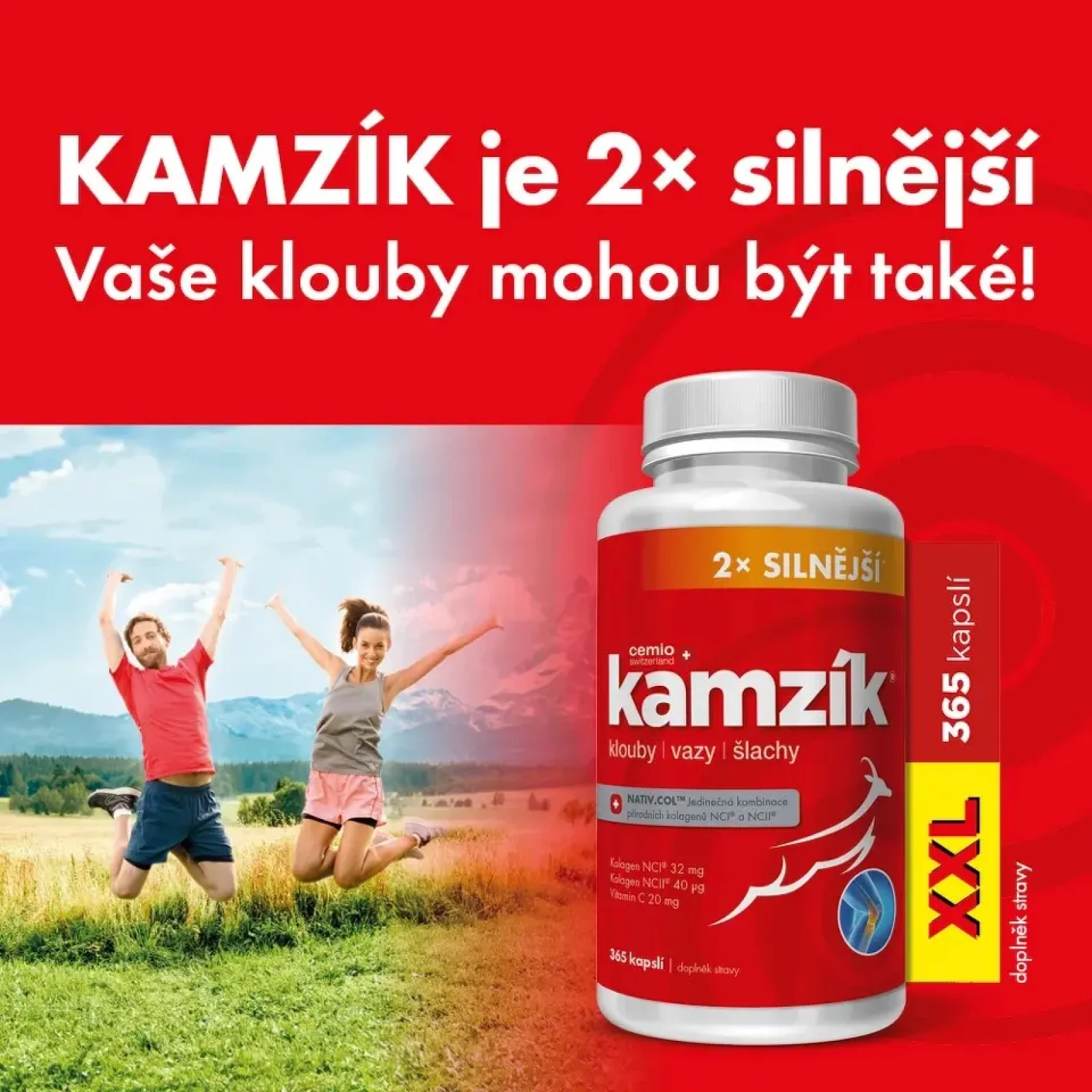 Cemio Kamzík 365 kapslí XXL · záber 4
