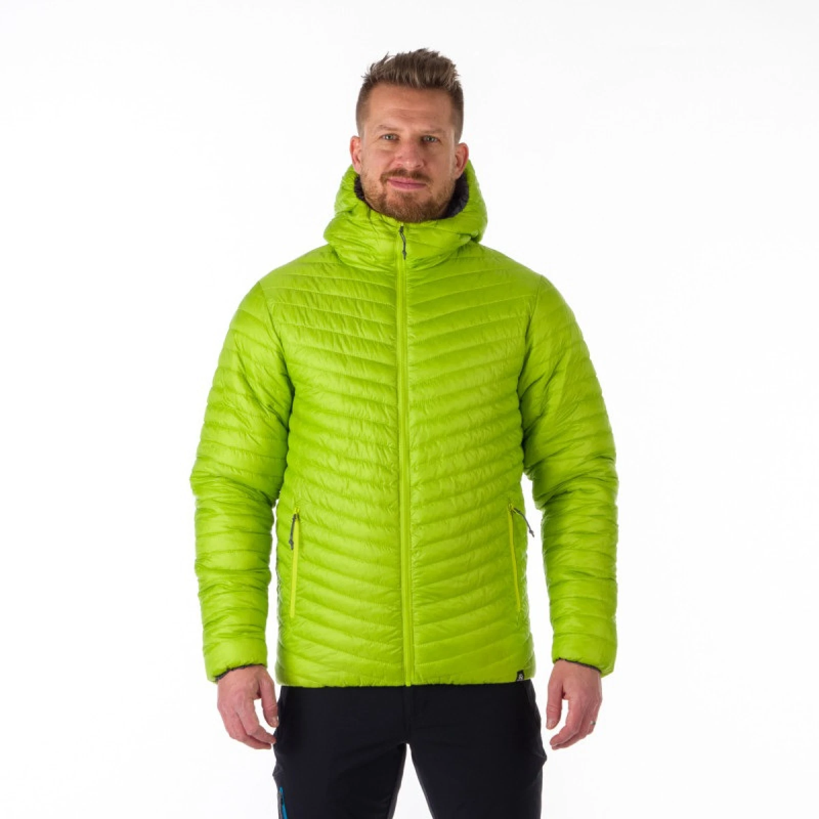 Pánská turistická bunda NORTHFINDER DAN-584-limegreengrey · záber 3