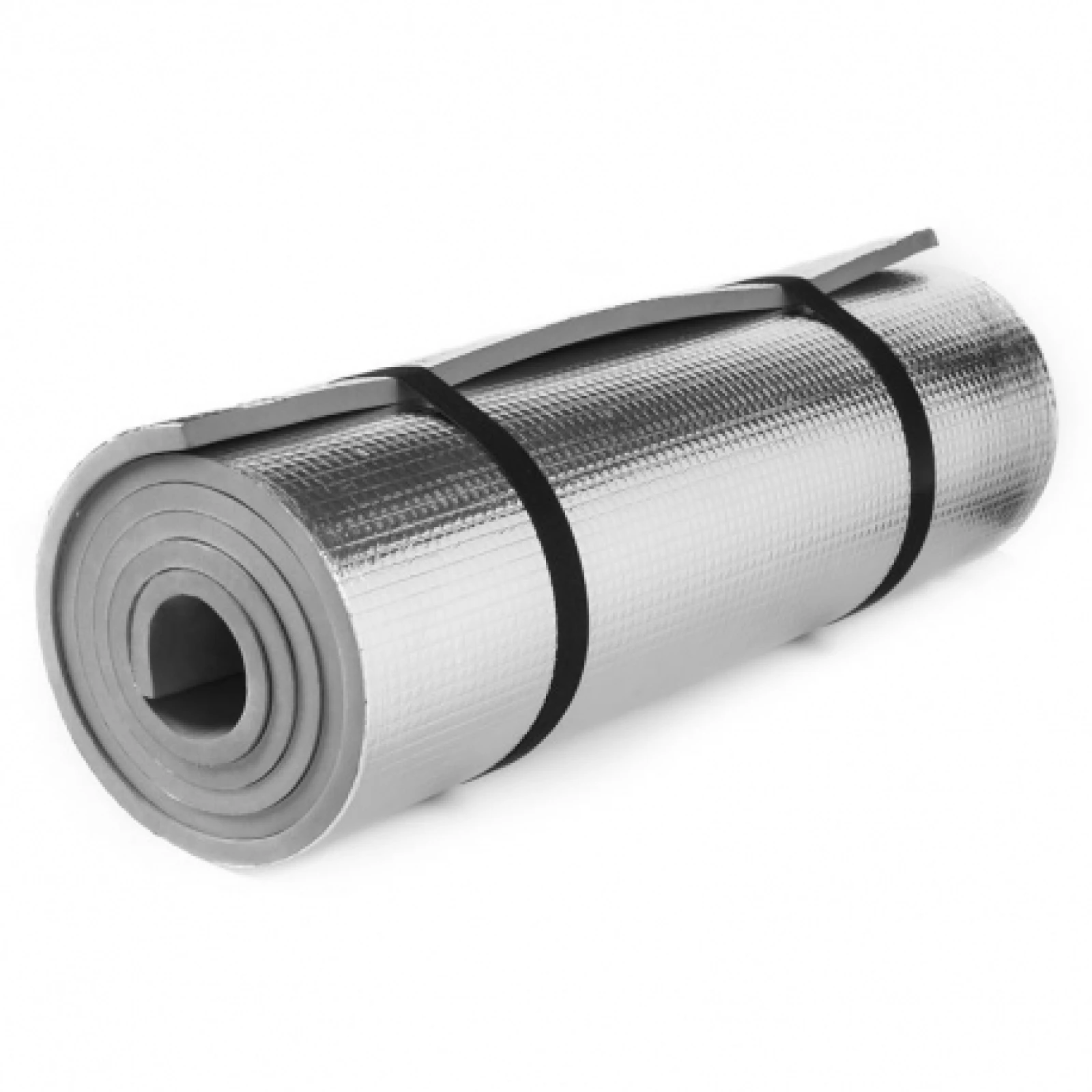 Karimatka SPOKEY HIBERNATION Tourist double-layer sleeping mat with aluminum insulation, 180 x 50 x 1 cm, grey · záber 1