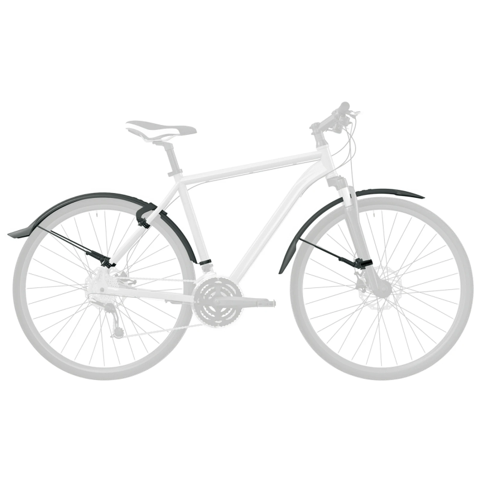 Blatník na kolo SKS GERMANY Sada Blatníků Veloflexx – 26-27.5 55mm · záber 4