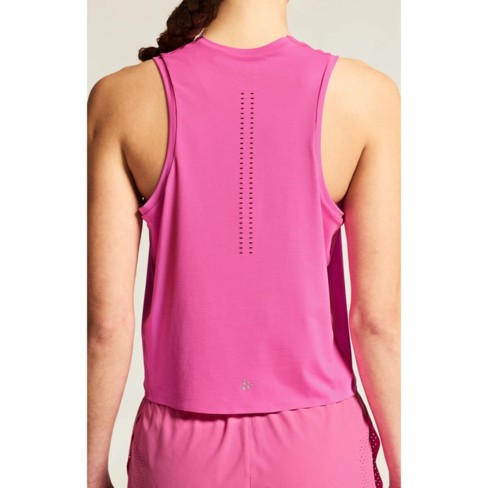 Dámské běžecké tílko CRAFT HYPERVENT SINGLET W - Velikost: M | Barva: biela · záber 5