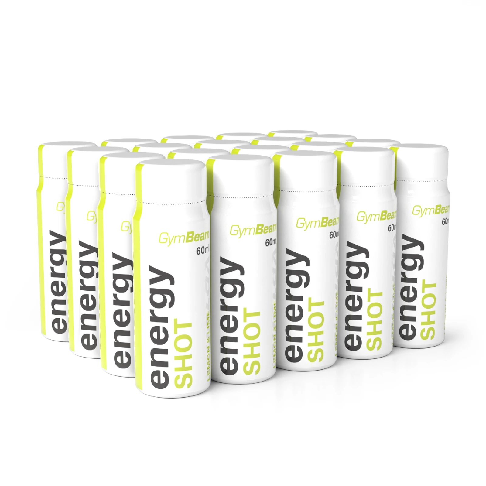 GymBeam Energy shot - Příchuť: Ananas | Hmotnost: 0,06 kg | Objem: 60 ml | Balení: 80 · záber 5