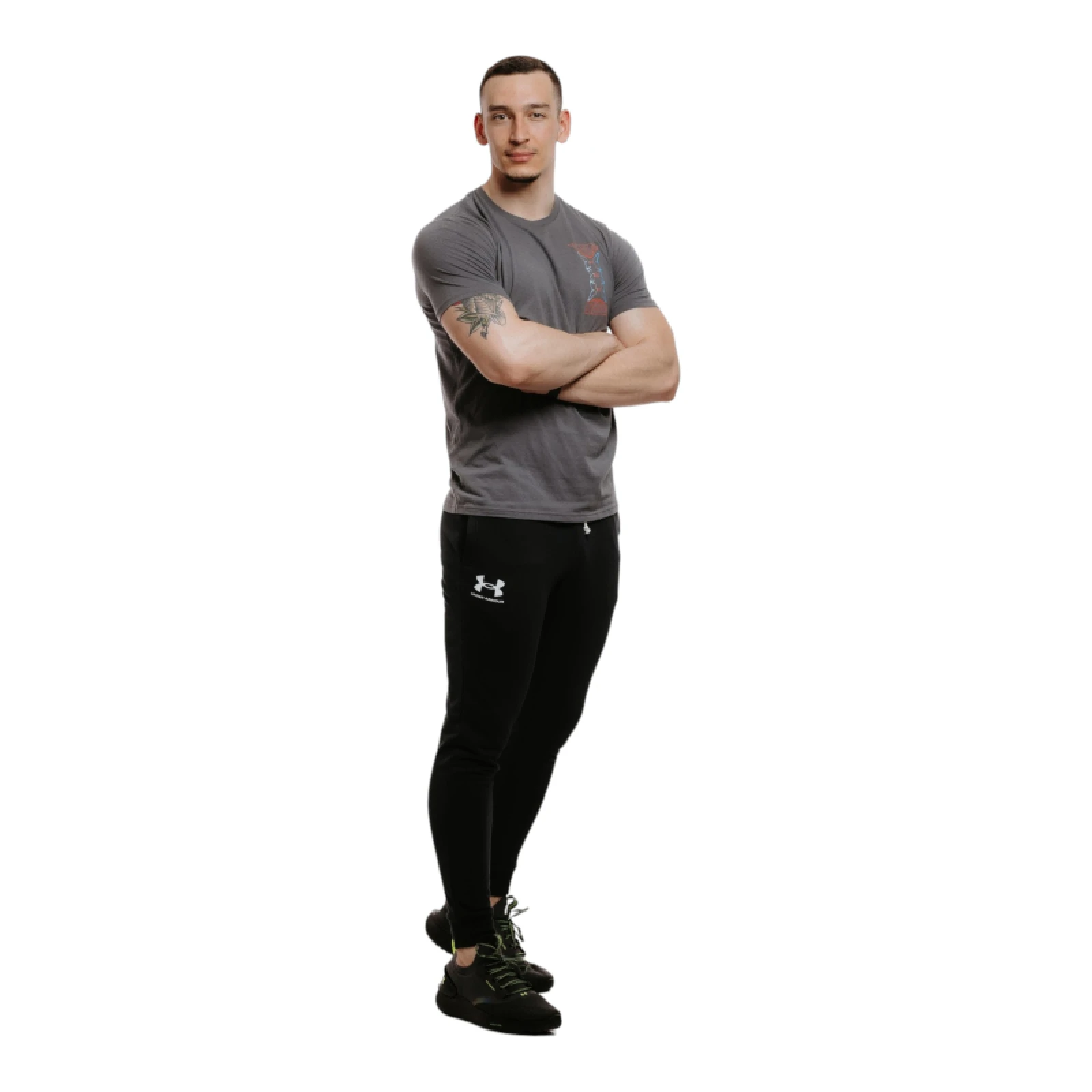 Pánské tepláky UNDER ARMOUR UA Rival Terry Jogger-BLK · záber 5