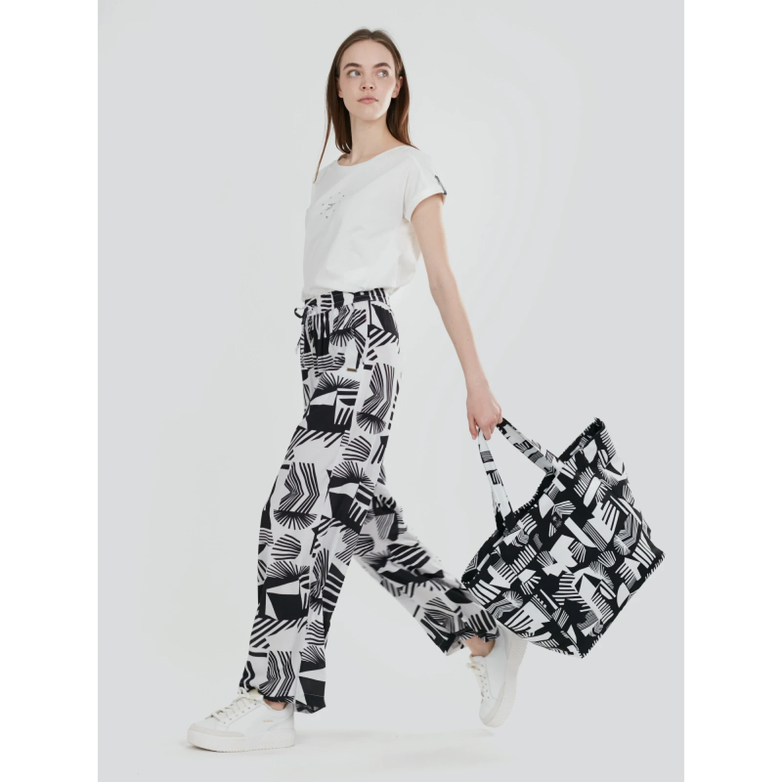 Dámské kalhoty FUNDANGO Poppy Pants-121-inka · záber 3