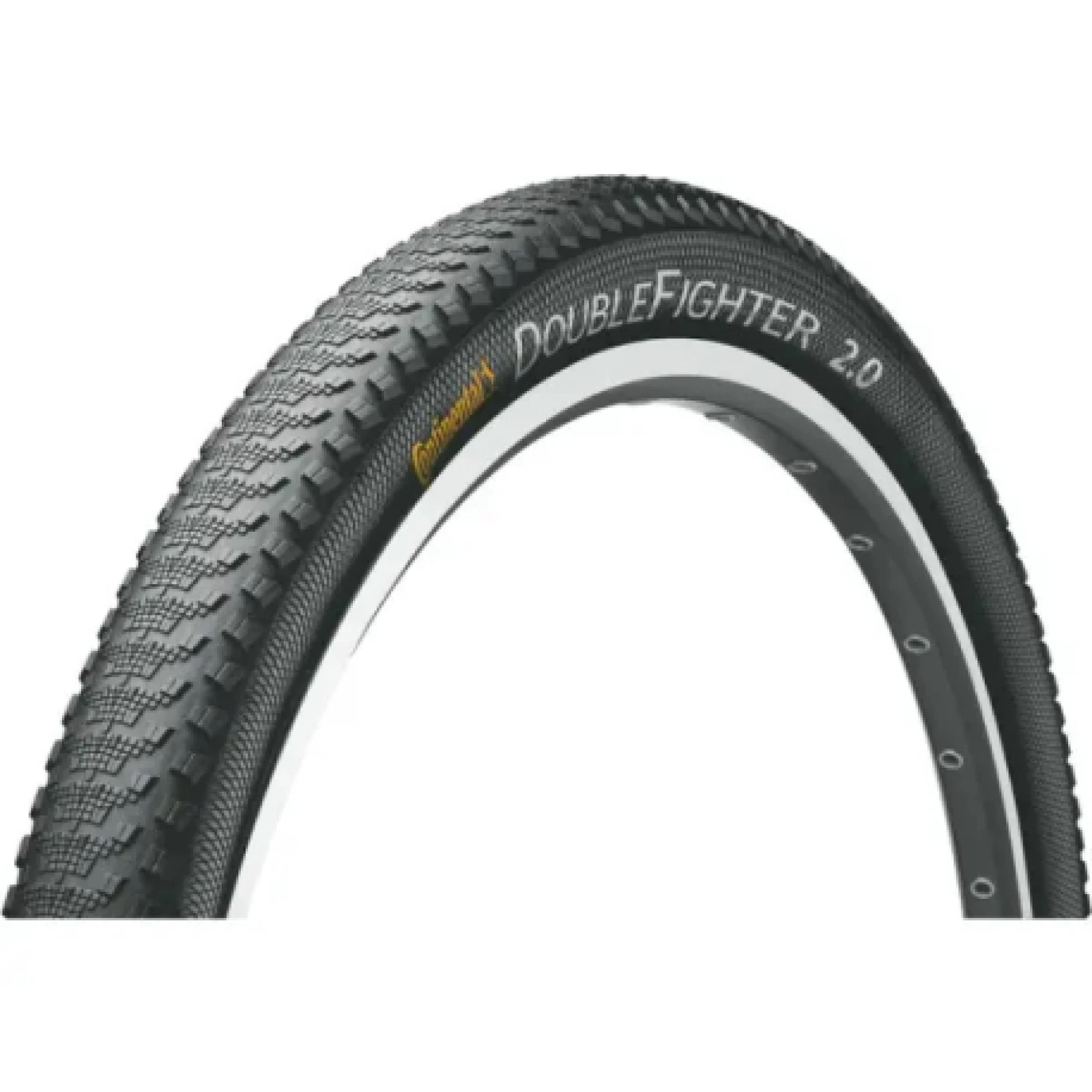Plášť na kolo CONTINENTAL Double Fighter III Sport drát - 24x2.0 · záber 1