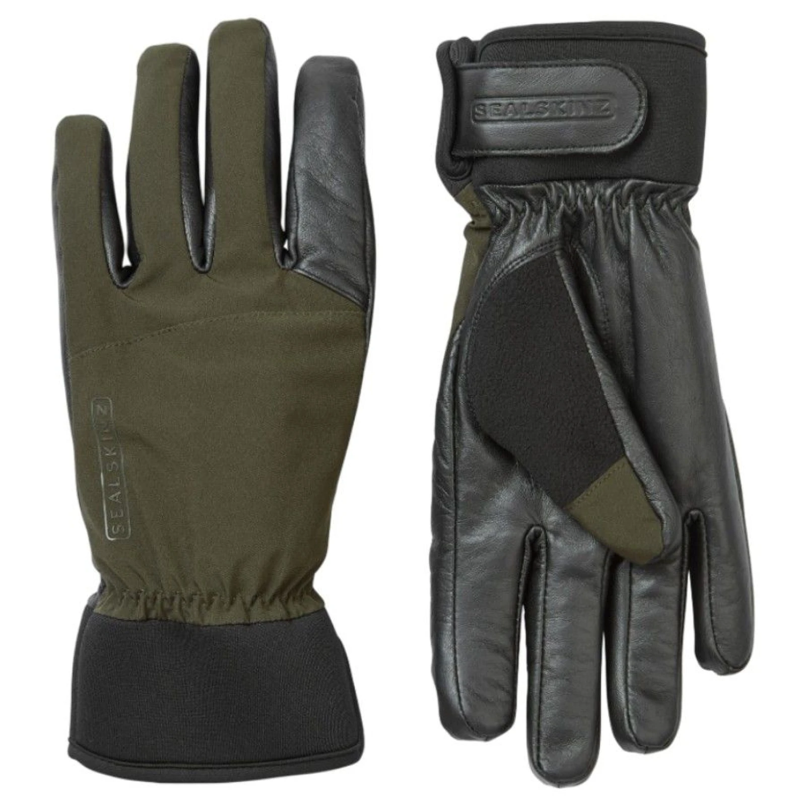 Sealskinz Fordham, lovecké rukavice, zelená · záber 1