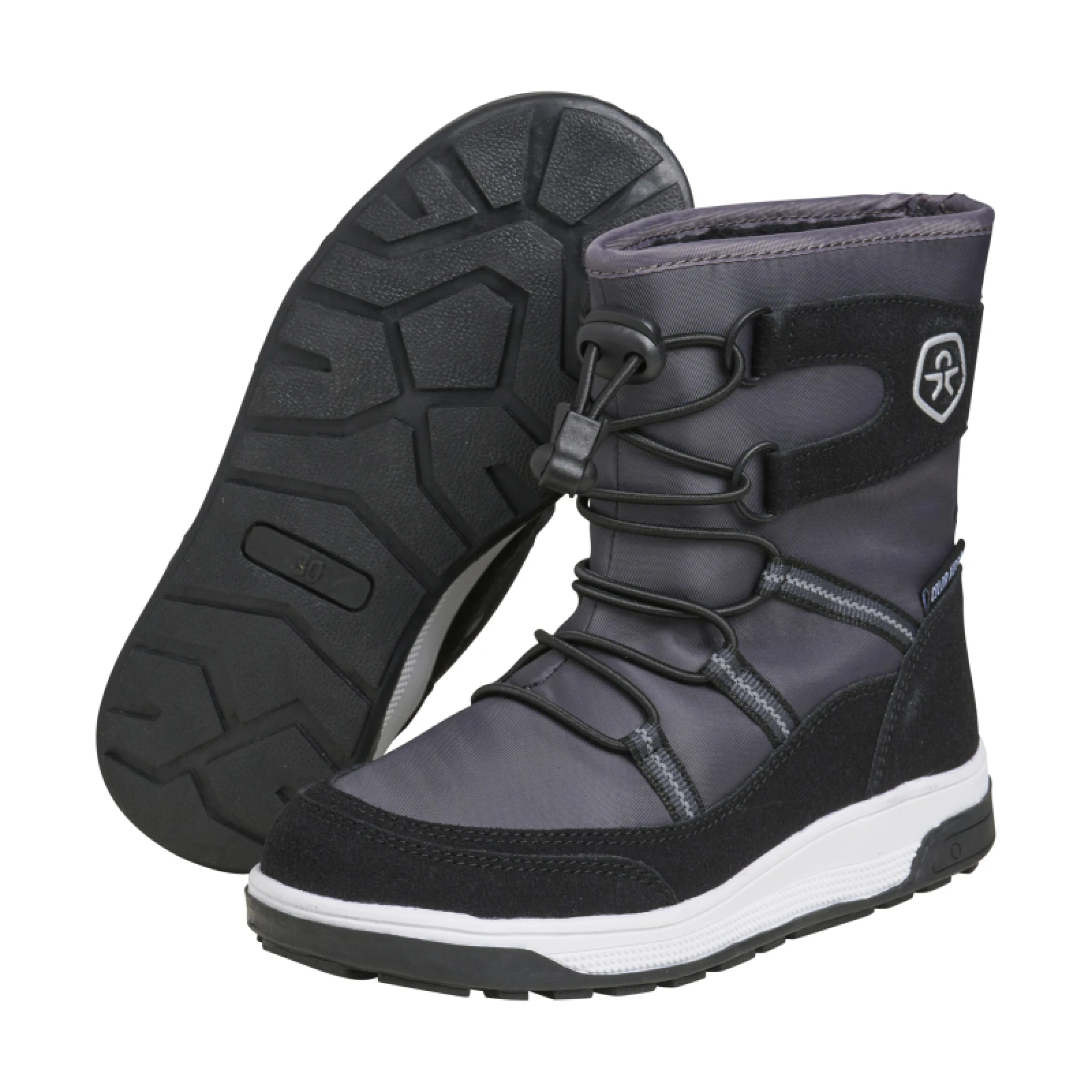 Dětské vysoké zimní boty COLOR KIDS Boots W. String & Stopper, phantom · záber 3