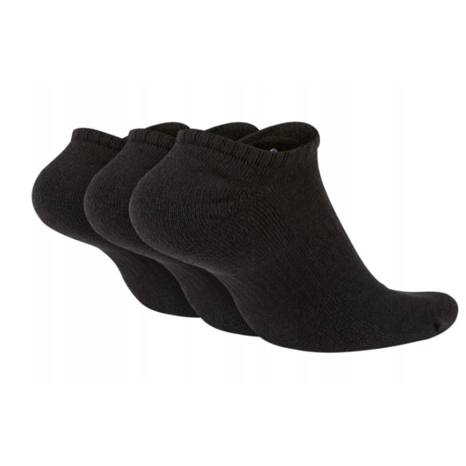 Ponožky NIKE 3 PACK - Nike Everyday Lightweight No-Show black · záber 2