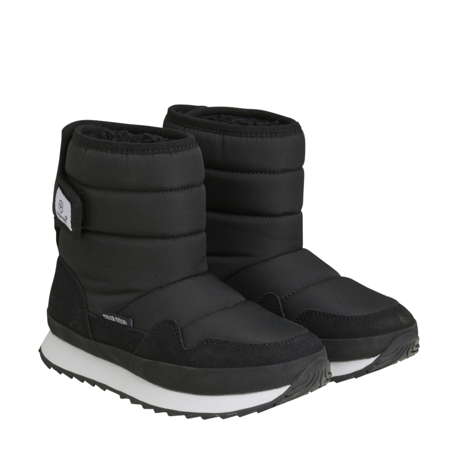 Dětské vysoké zimní boty COLOR KIDS Boots W. 1 velcro, black · záber 2