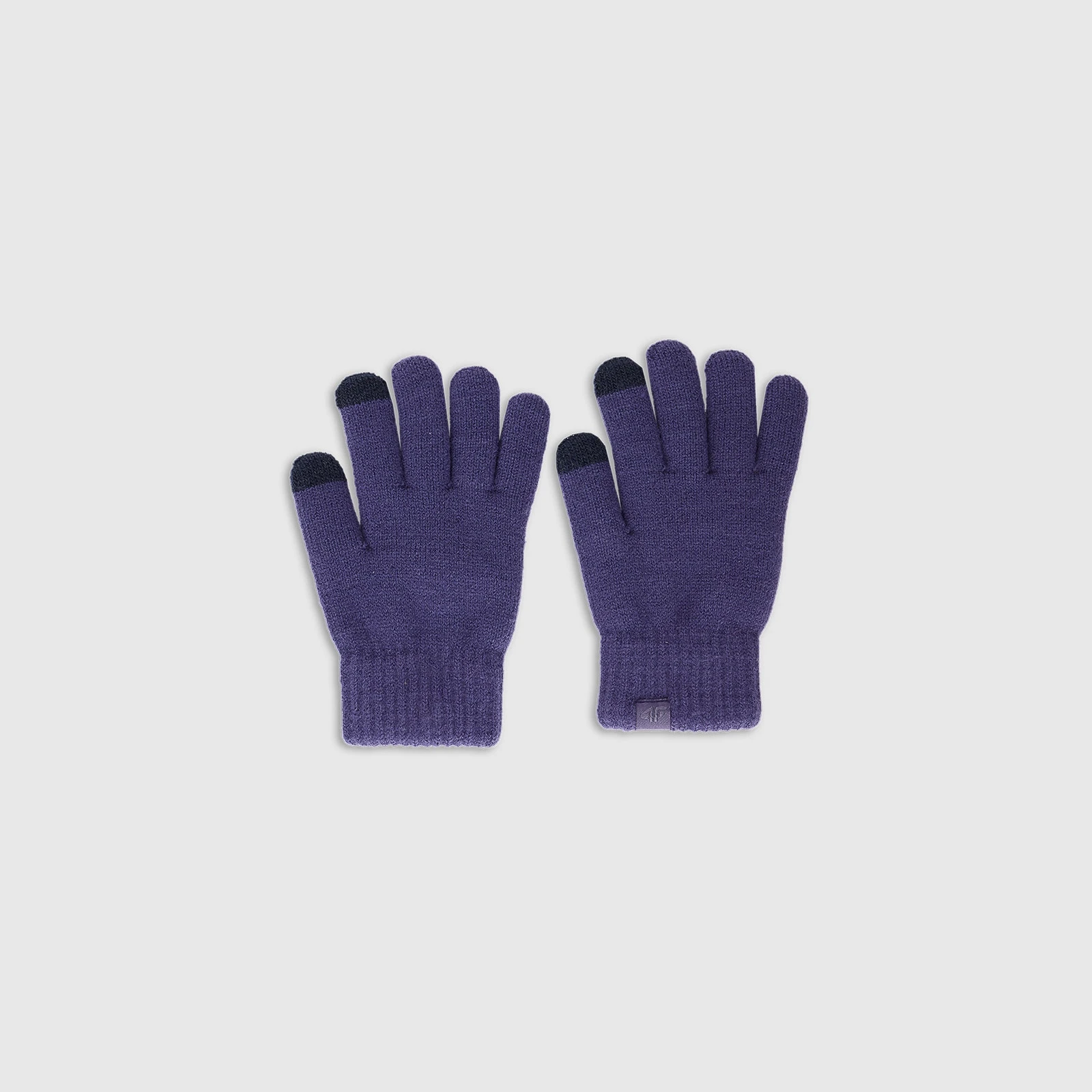 Dětské pletené rukavice Touch Screen - tmavě modré · záber 1