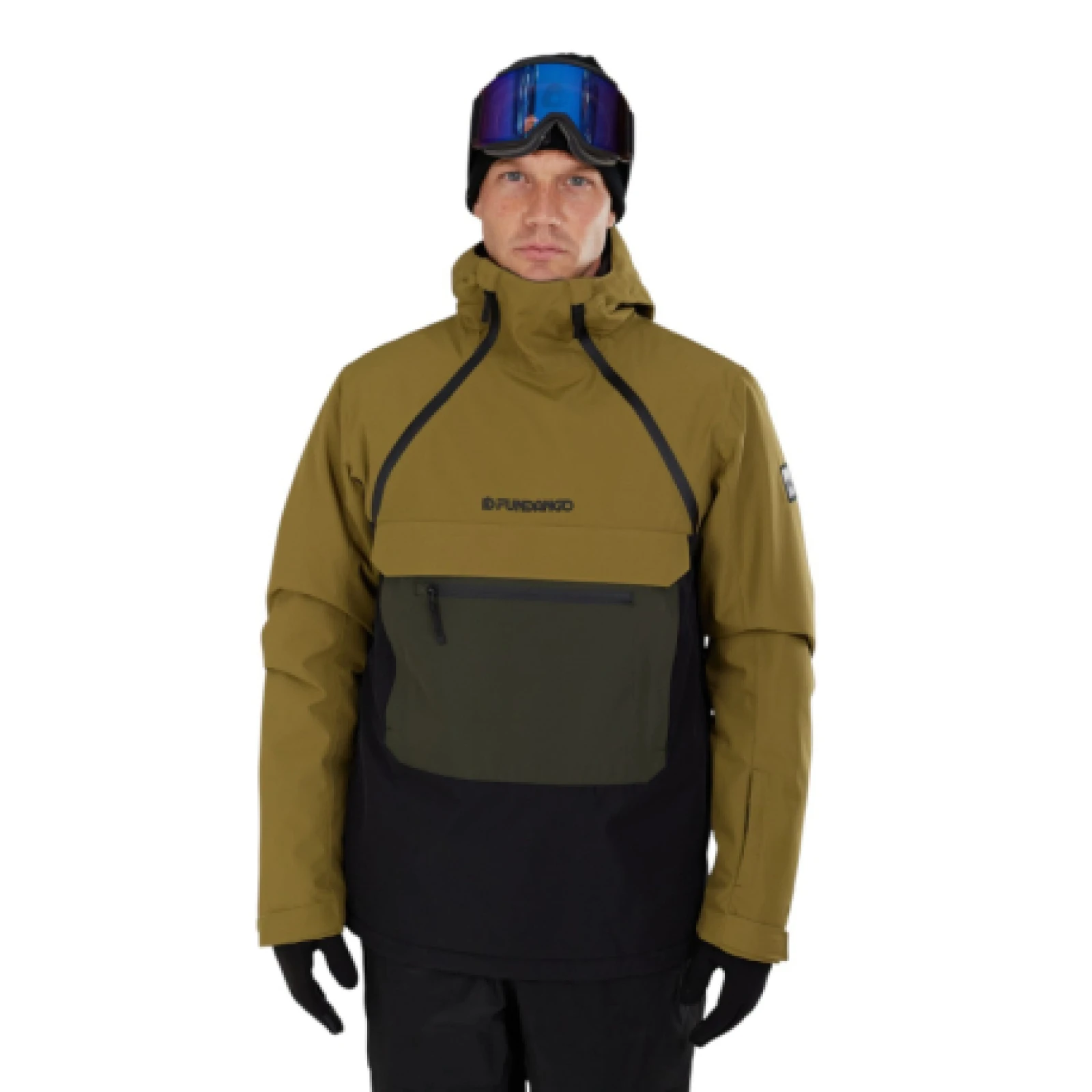 Pánská lyžařská bunda anorak FUNDANGO Hydra ECO Anorak-585- moor · záber 1