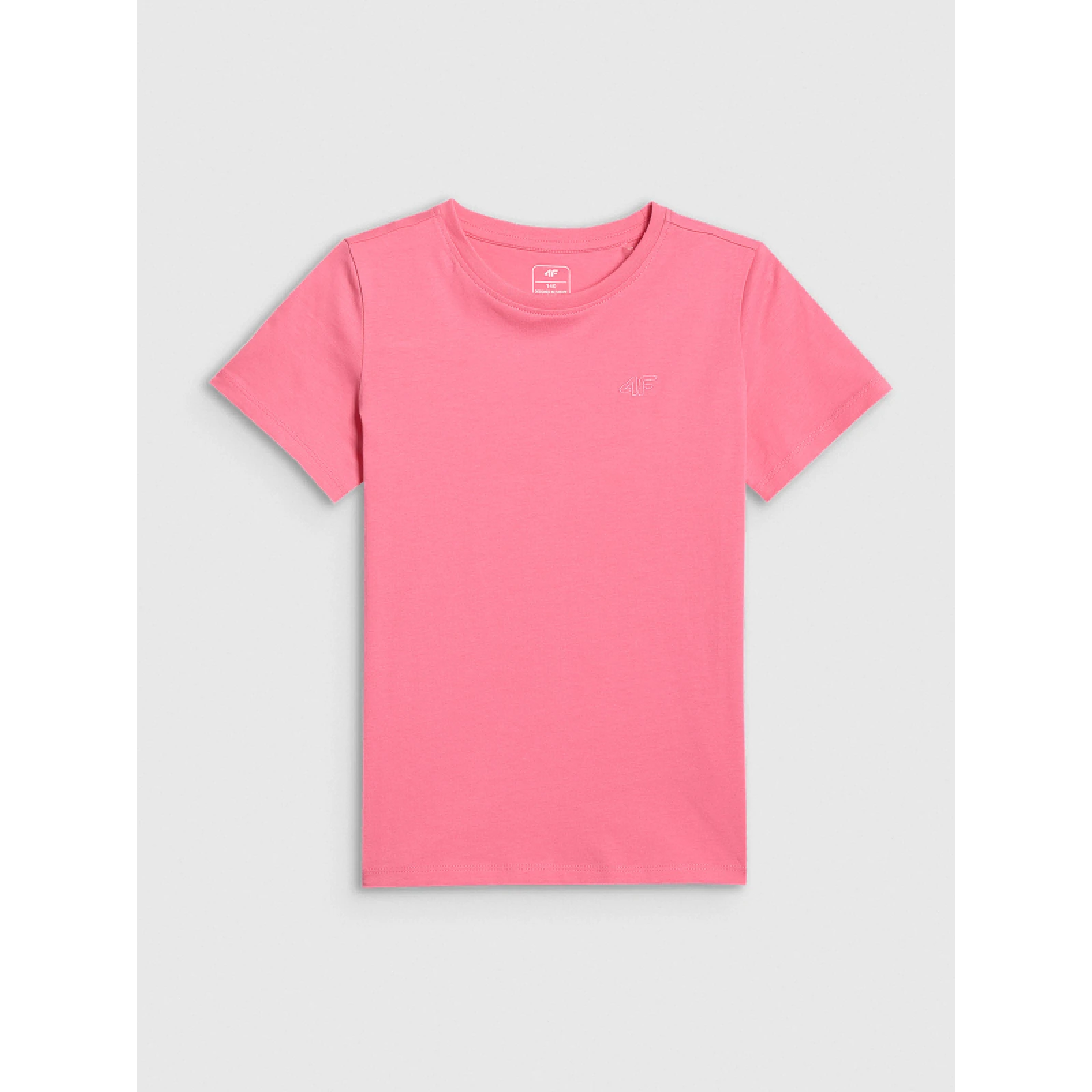 Dívčí tričko s krátkým rukávem 4F JUNIOR TSHIRT F3003-54S-PINK - Barva: ružová | Pohlavie: Dětské · záber 4