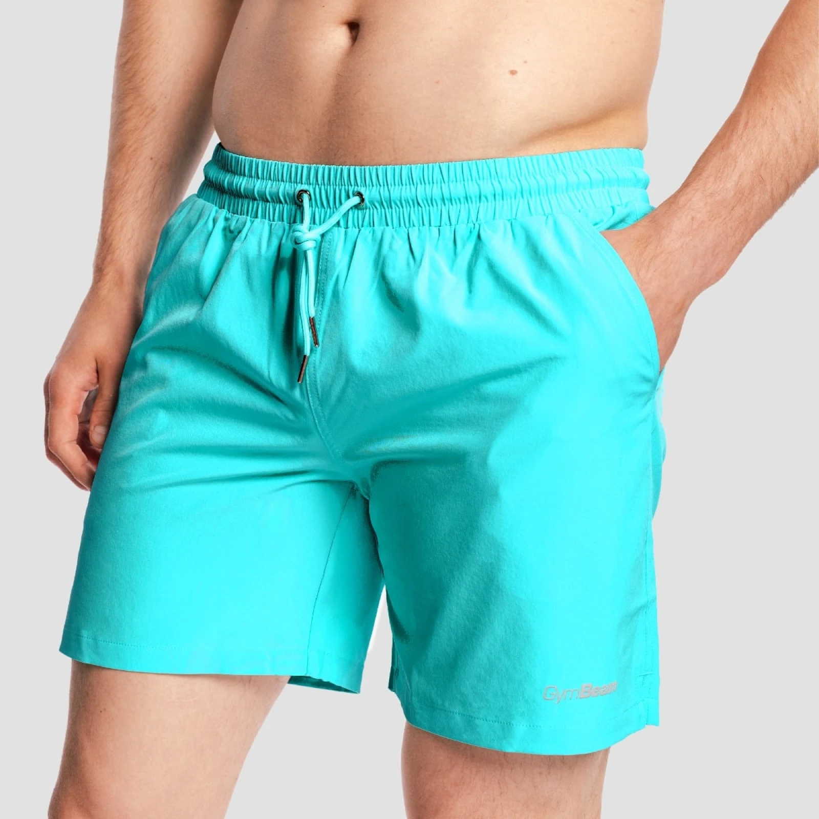 GymBeam Men‘s Swim Shorts Lagoon - Velikost: S | Barva: modrá | Pohlavie: Pánské | Hmotnost: 0,176 kg · záber 3