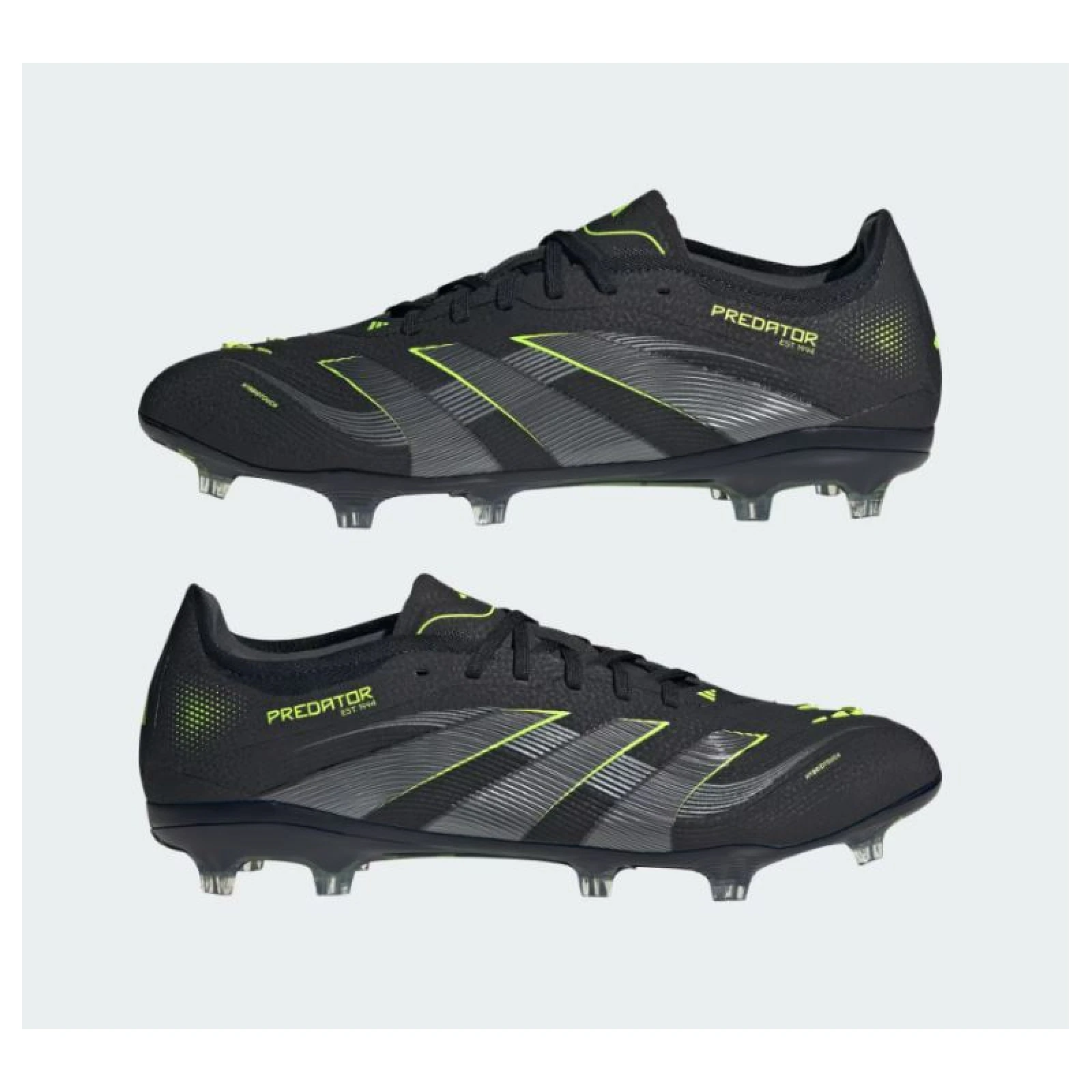 Pánské outdoorové fotbalové kopačky ADIDAS Predator Pro M FG core black carbon lucid lemon · záber 5