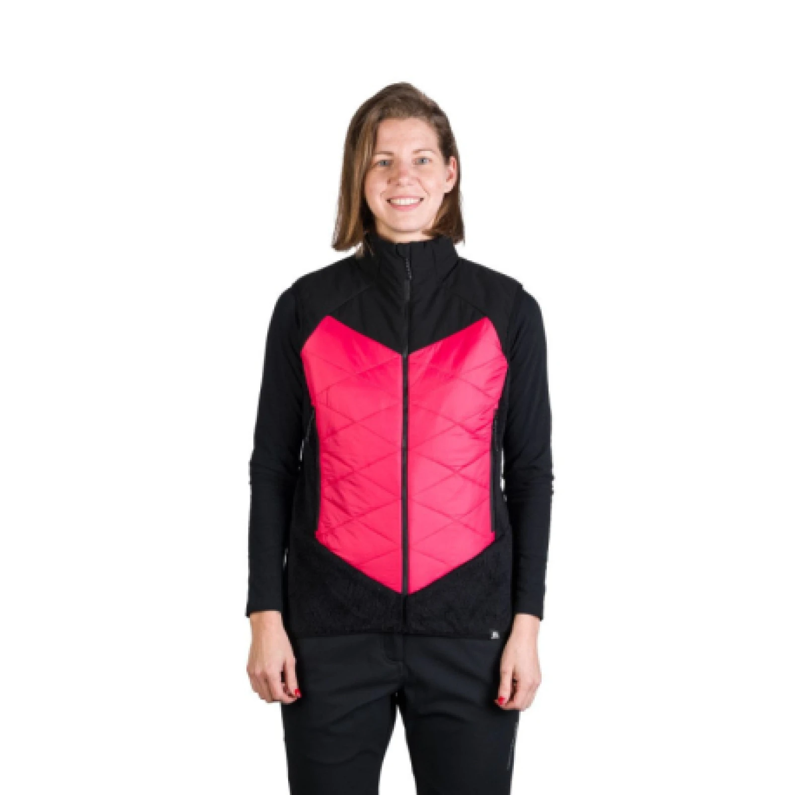 Dámská turistická vesta NORTHFINDER MARIANNE-276blackpink · záber 1