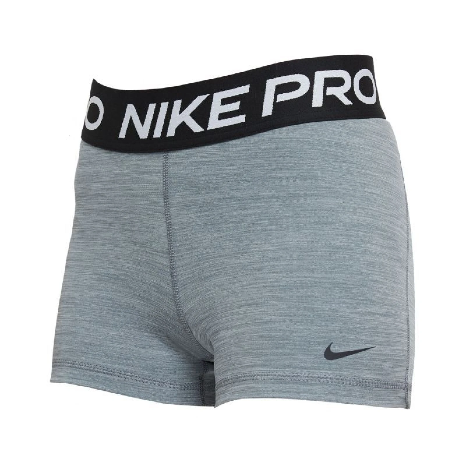 Dámské tréninkové kraťasy NIKE PRO W NP 365 SHORT 3IN SMOKE GREY HTR BLACK BLACK - Barva: čierna · záber 5
