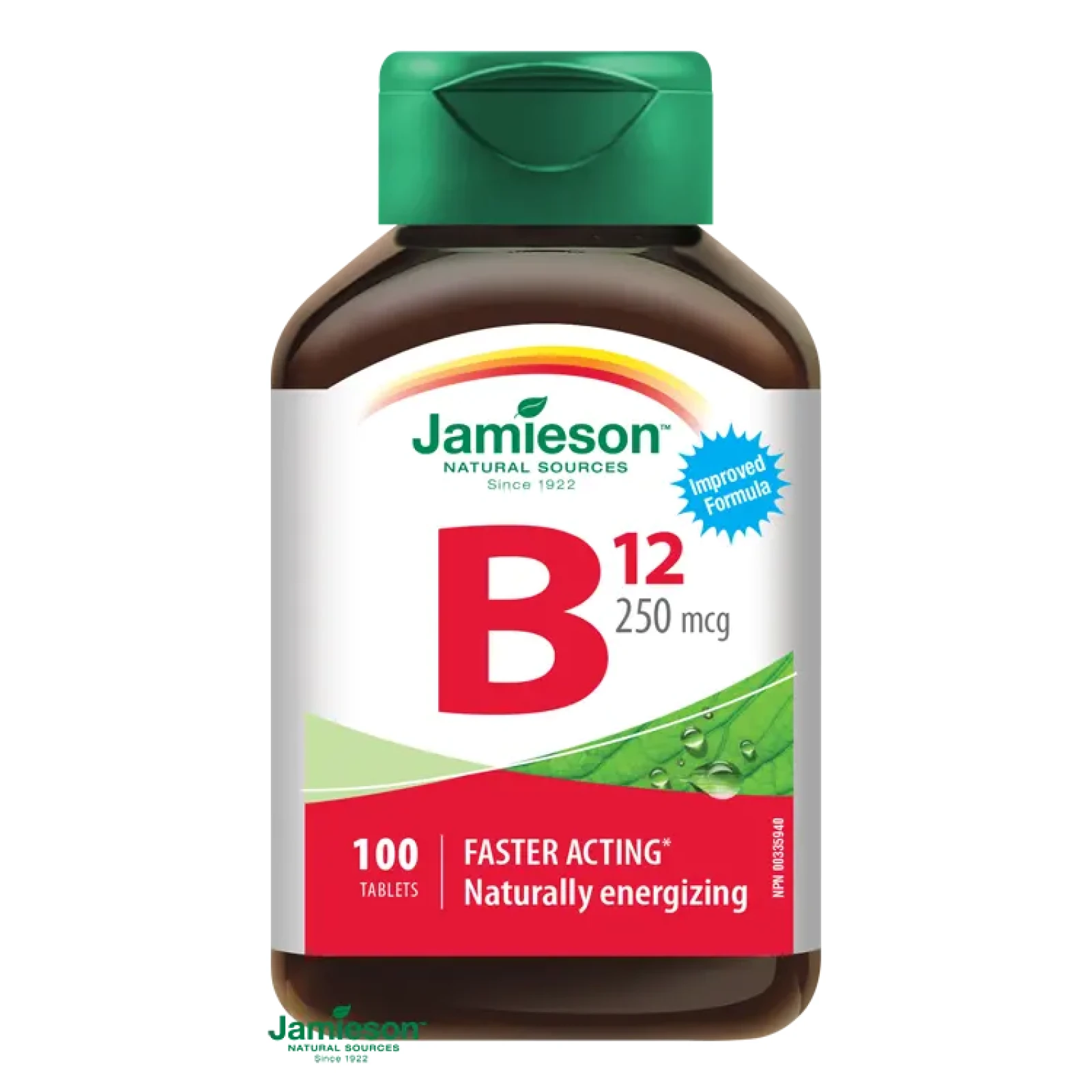 Jamieson Vitamín B12 kyanokobalamín 250mcg 100 tablet · záber 1