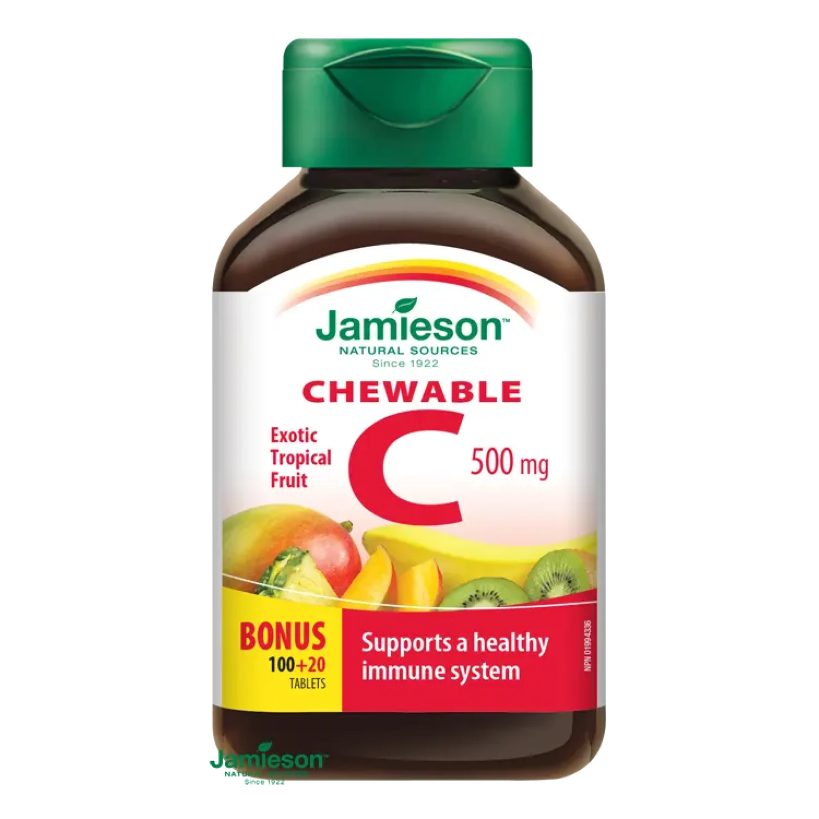 Jamieson Vitamin C 500 mg tr.ovoce 120 tablet · záber 1