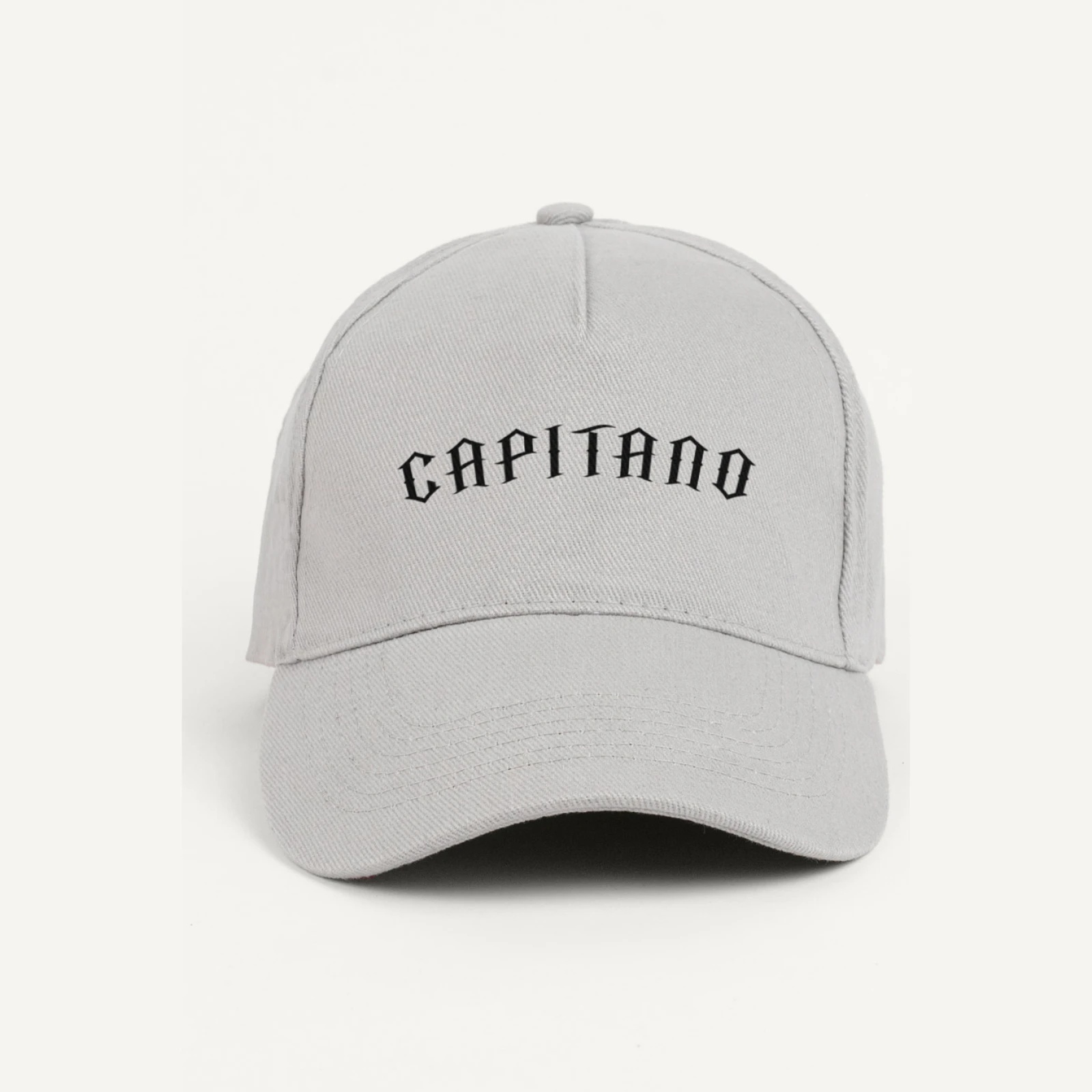 Kšiltovka Jockey, Barva Šedá, s Potiskem Capitano · záber 1