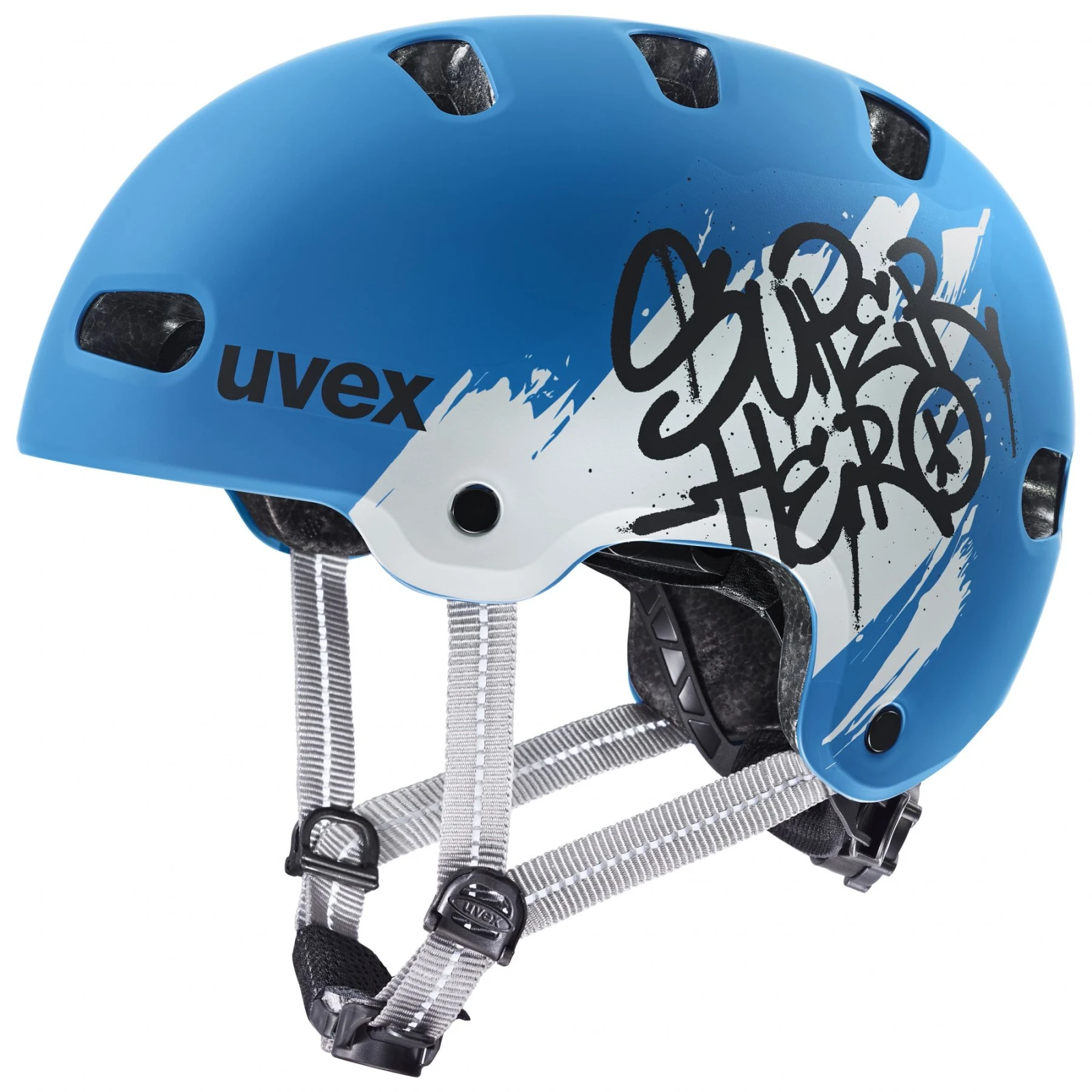 Uvex Kid 4 Style, cyklistická helma, junior, šedá · záber 3