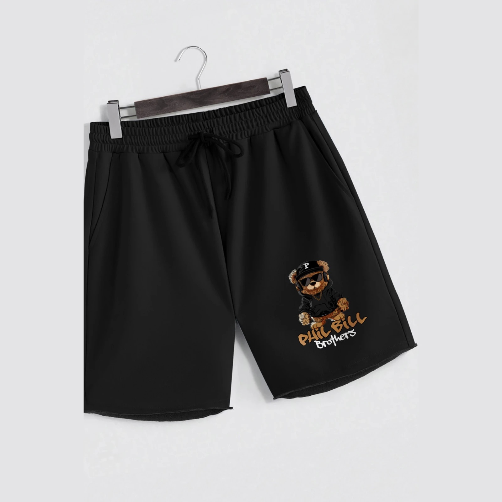 Kraťasy, Barva Bilá, s Potiskem Hedrix P Bear · záber 5