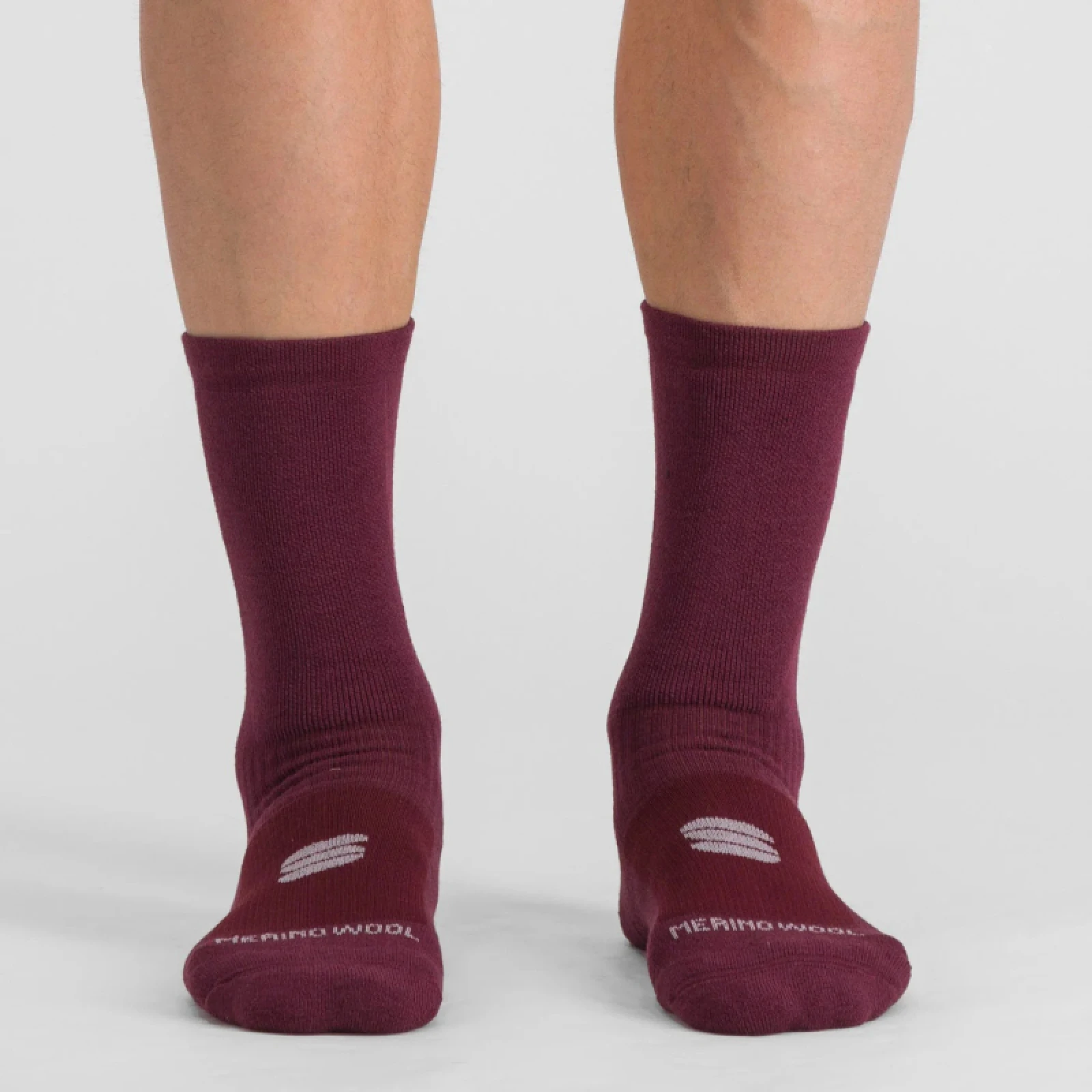 Cyklistické ponožky SPORTFUL Merino wool 18 socks, red wine black · záber 3