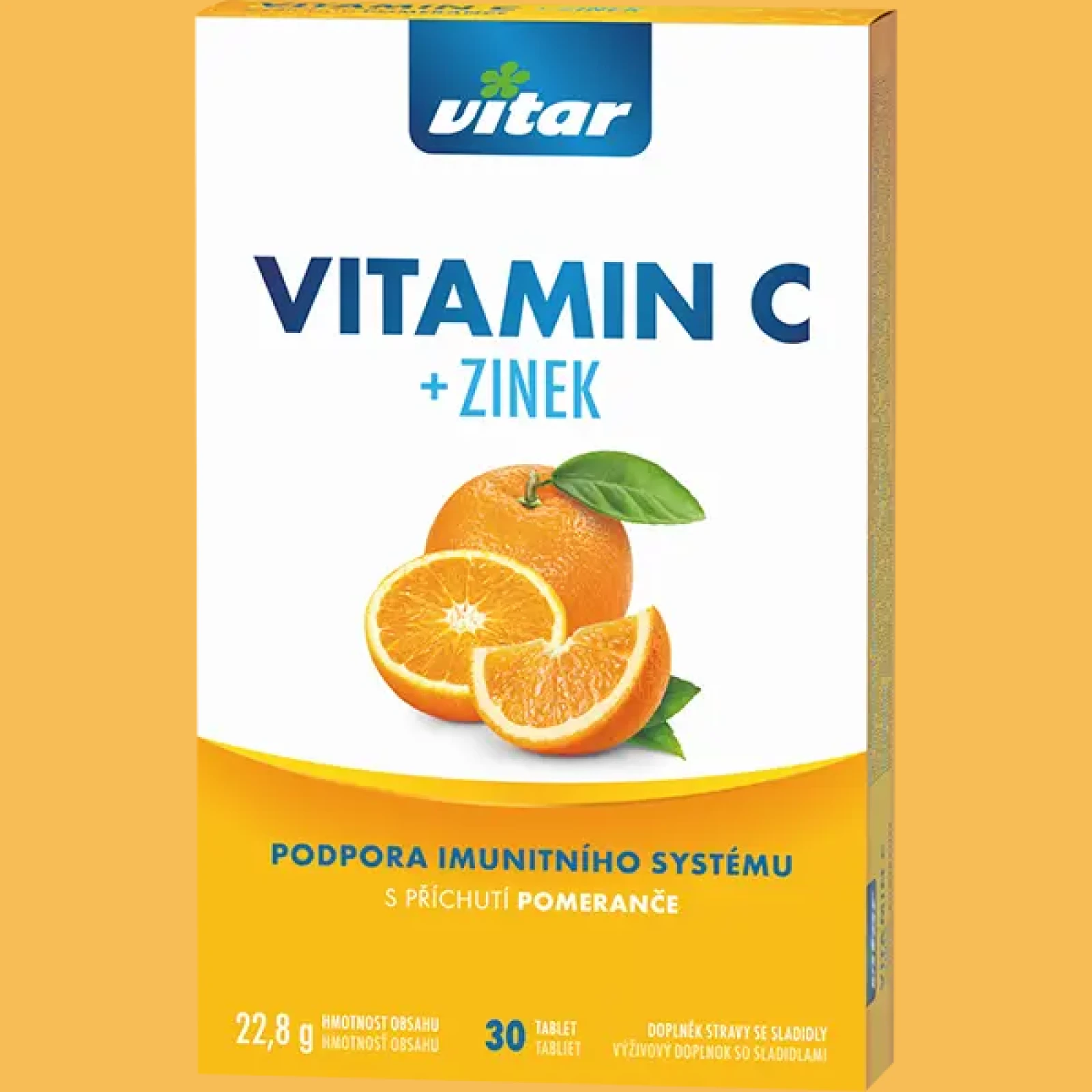Vitar Revital Vitamin C+zinek 30 tablet · záber 1