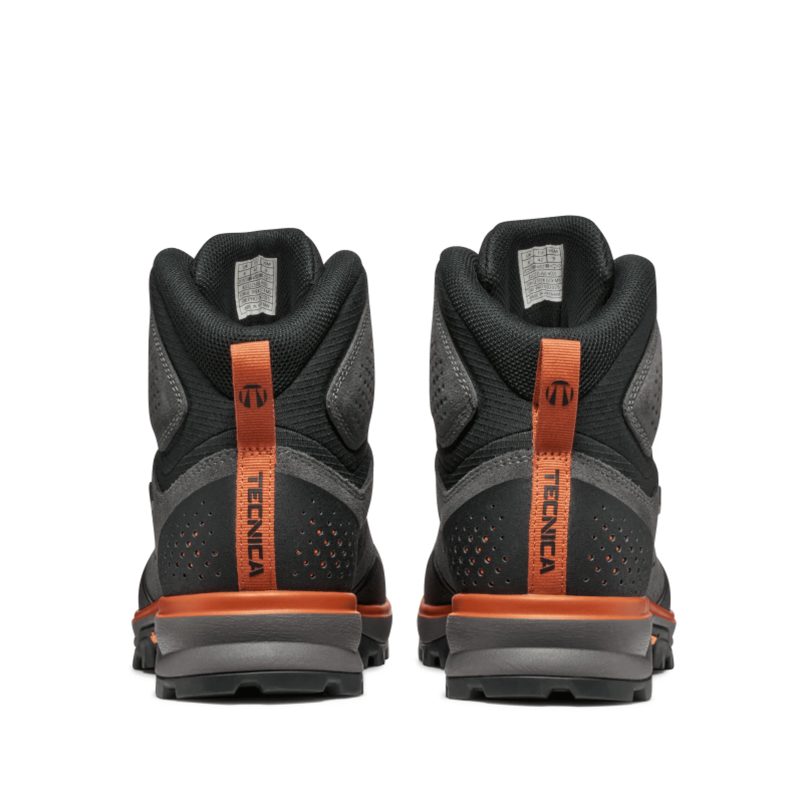 Pánská vysoká turistická celokožená obuv TECNICA Forge TRK GTX Ms, dark grey orange · záber 4